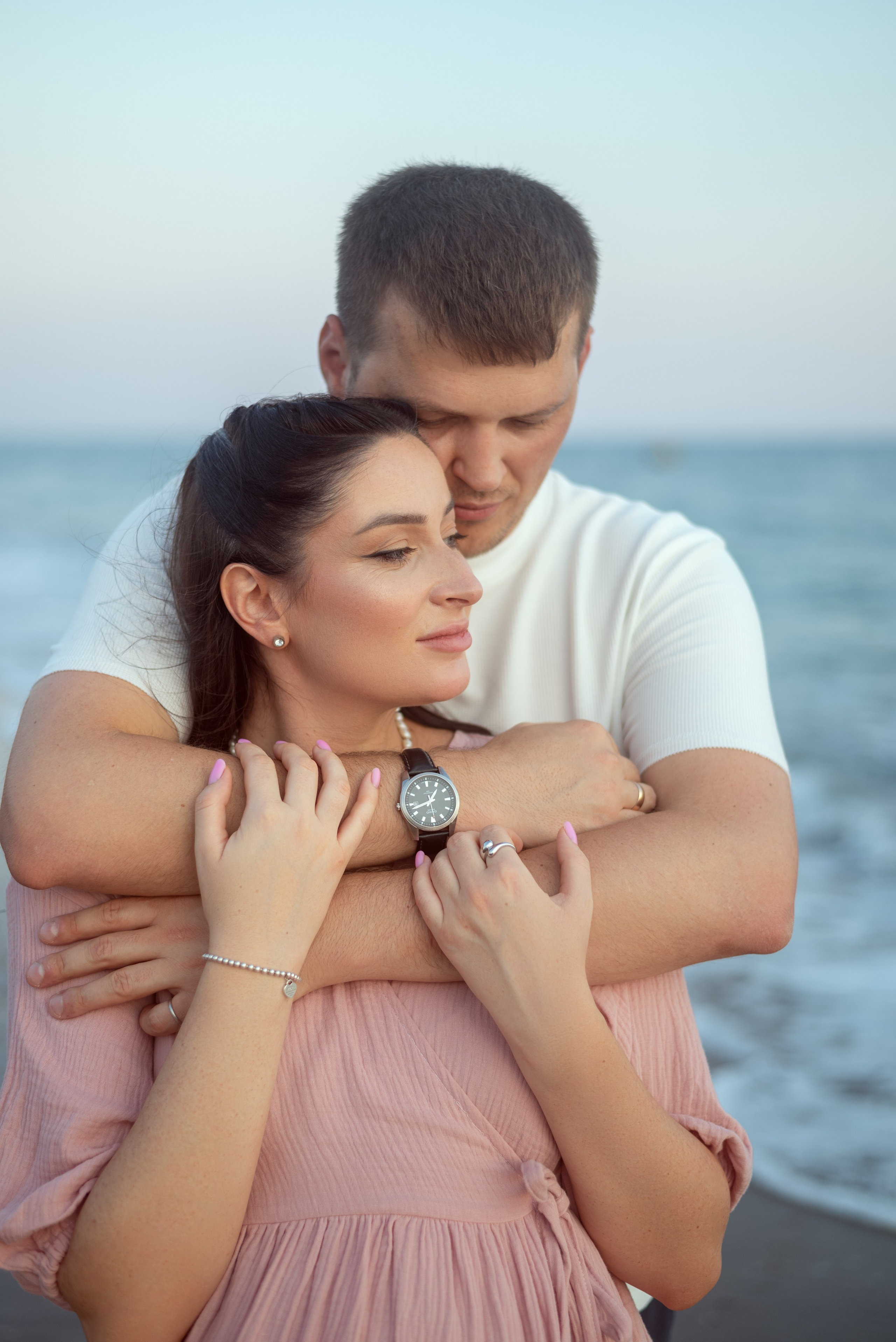 Семейная фотосессия на пляже в Белеке. Фотограф Анталия, Кемер, Белек, Сиде Дарья Кая