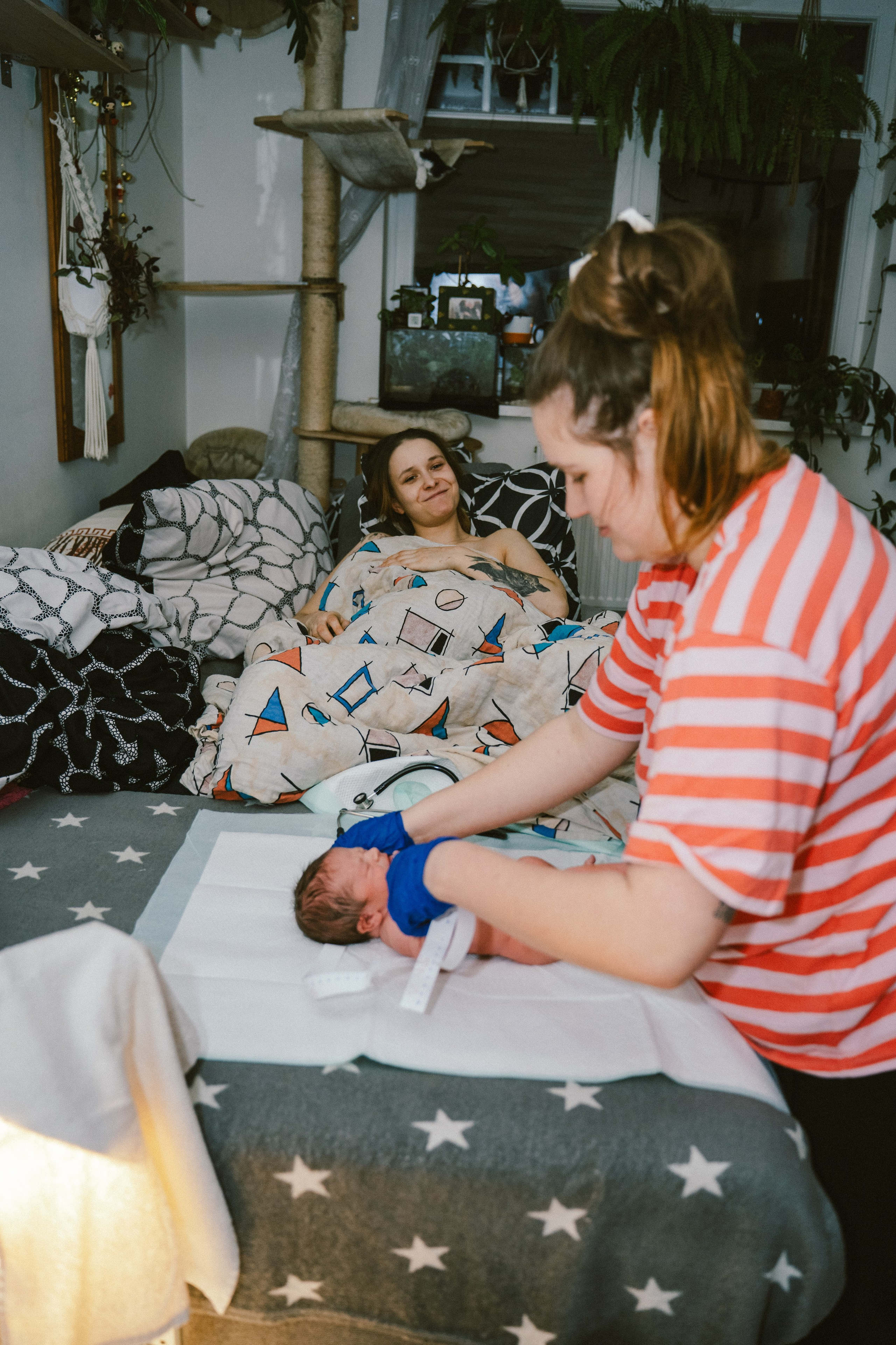 Poród domowy. Ania Smol Fotograf Olsztyn