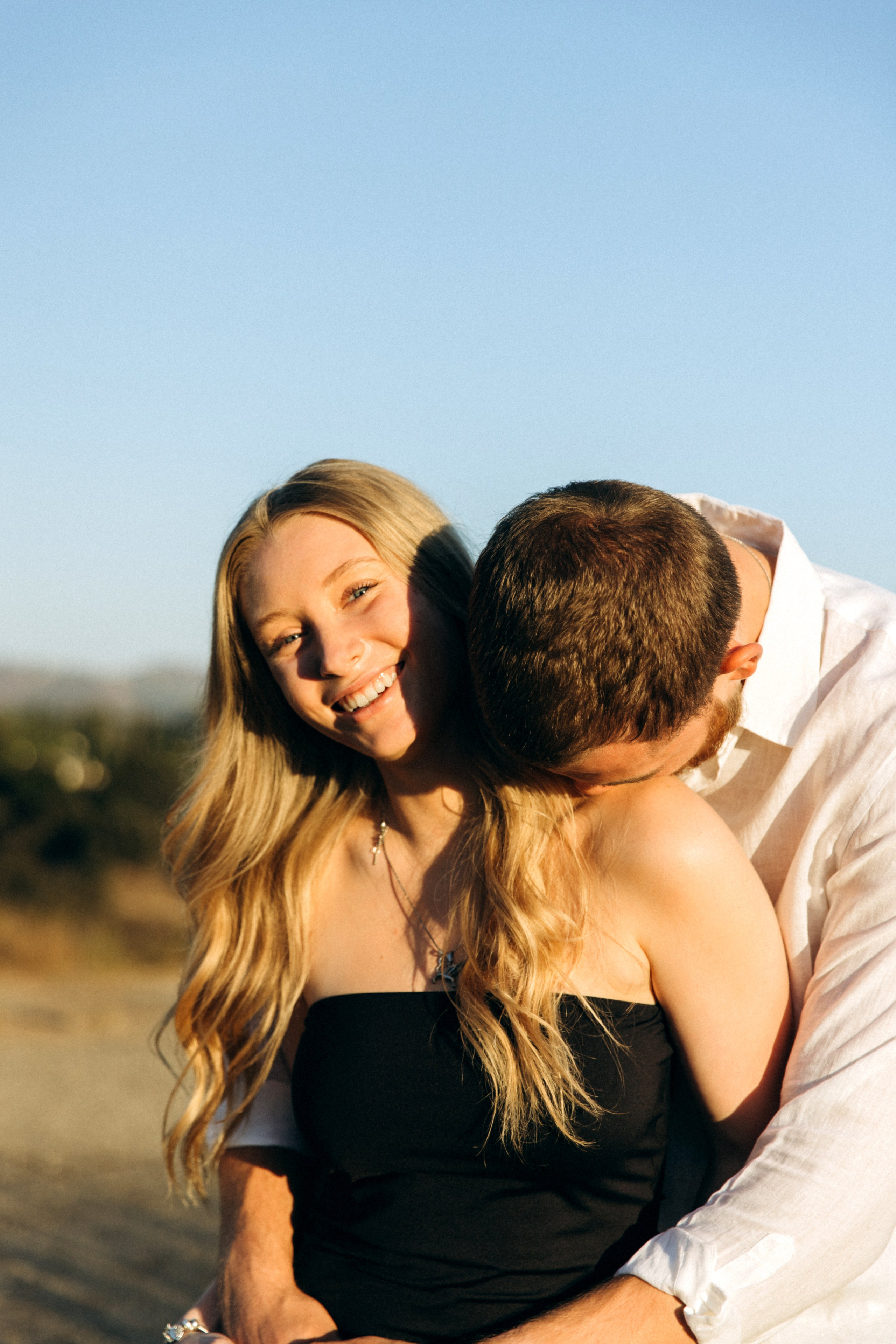 Anniversary Photoshoot at Sunset in a Scenic Field | Taya Frank. Southern California Family and Couple Photographer