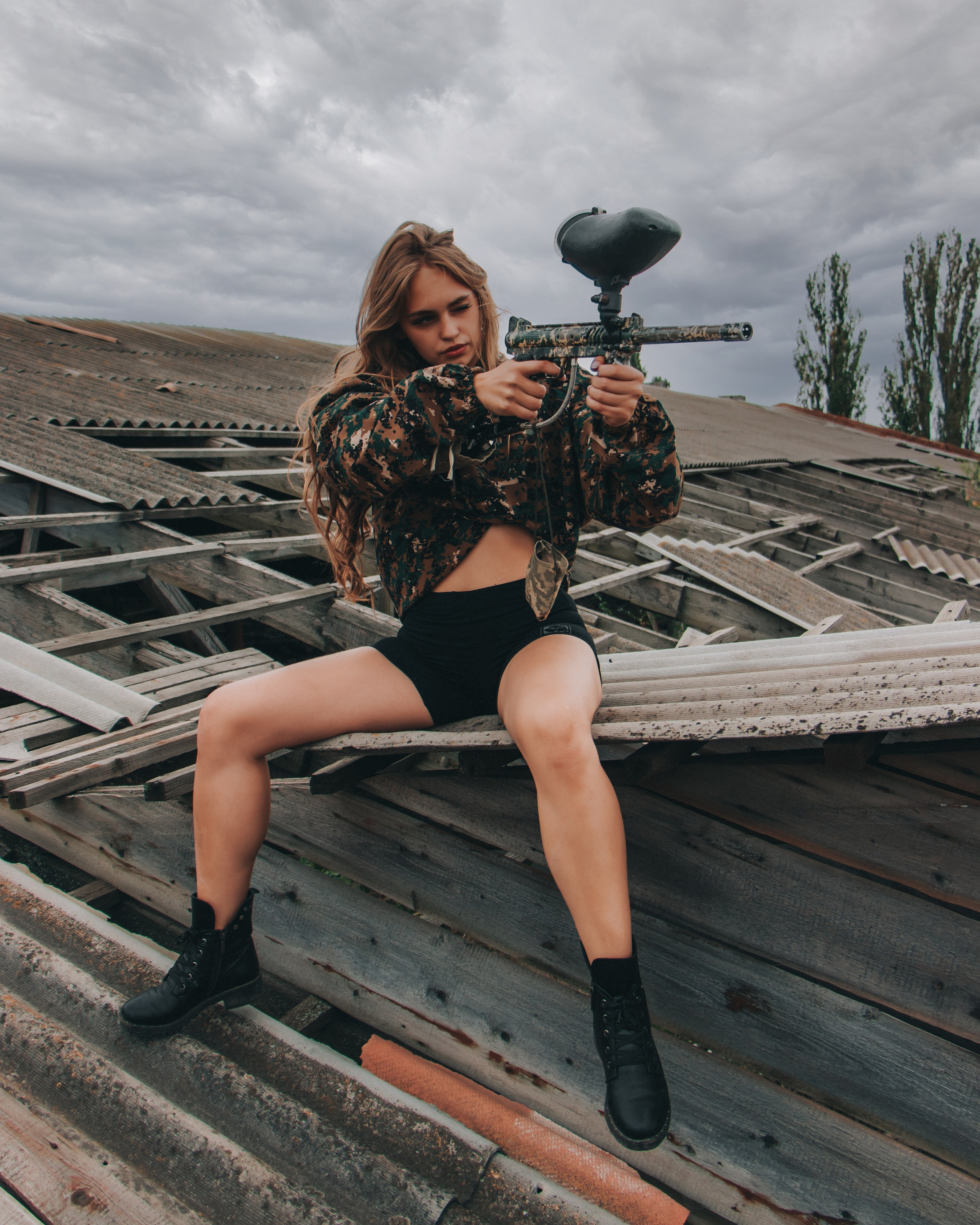 Рекламна зйомка для пейнтбольного клубу. Фотограф | Відеооператор Нікополь Олег Ісаченко