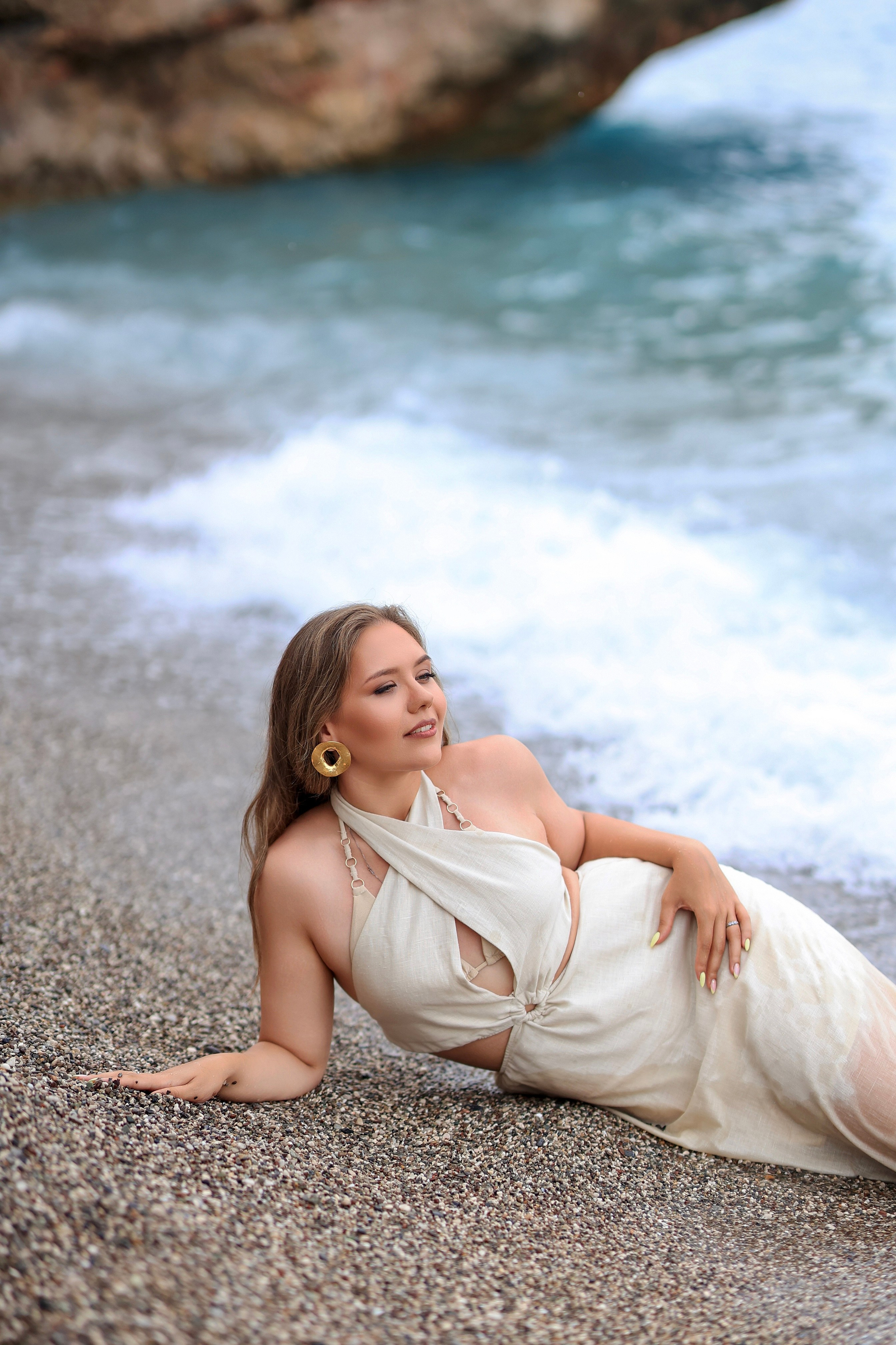 Дикий пляж в Бельдиби. Фотосессии в Анталии, Кемере, Сиде, Белеке, Каше Djamilya Akkanat