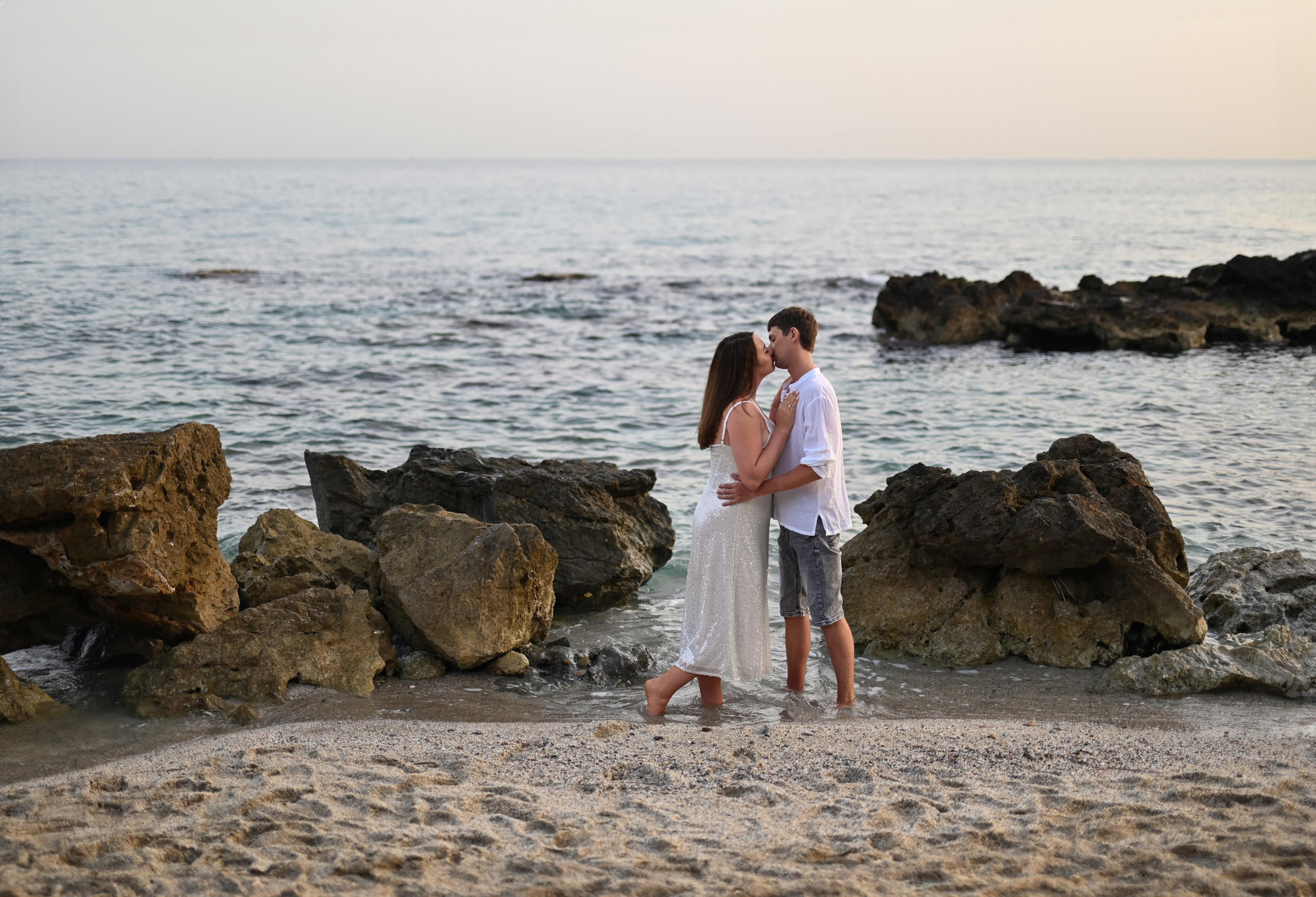Love story на пляже Клеопатра. Photographer in Alanya, Side, Manavgat. Türkiye
