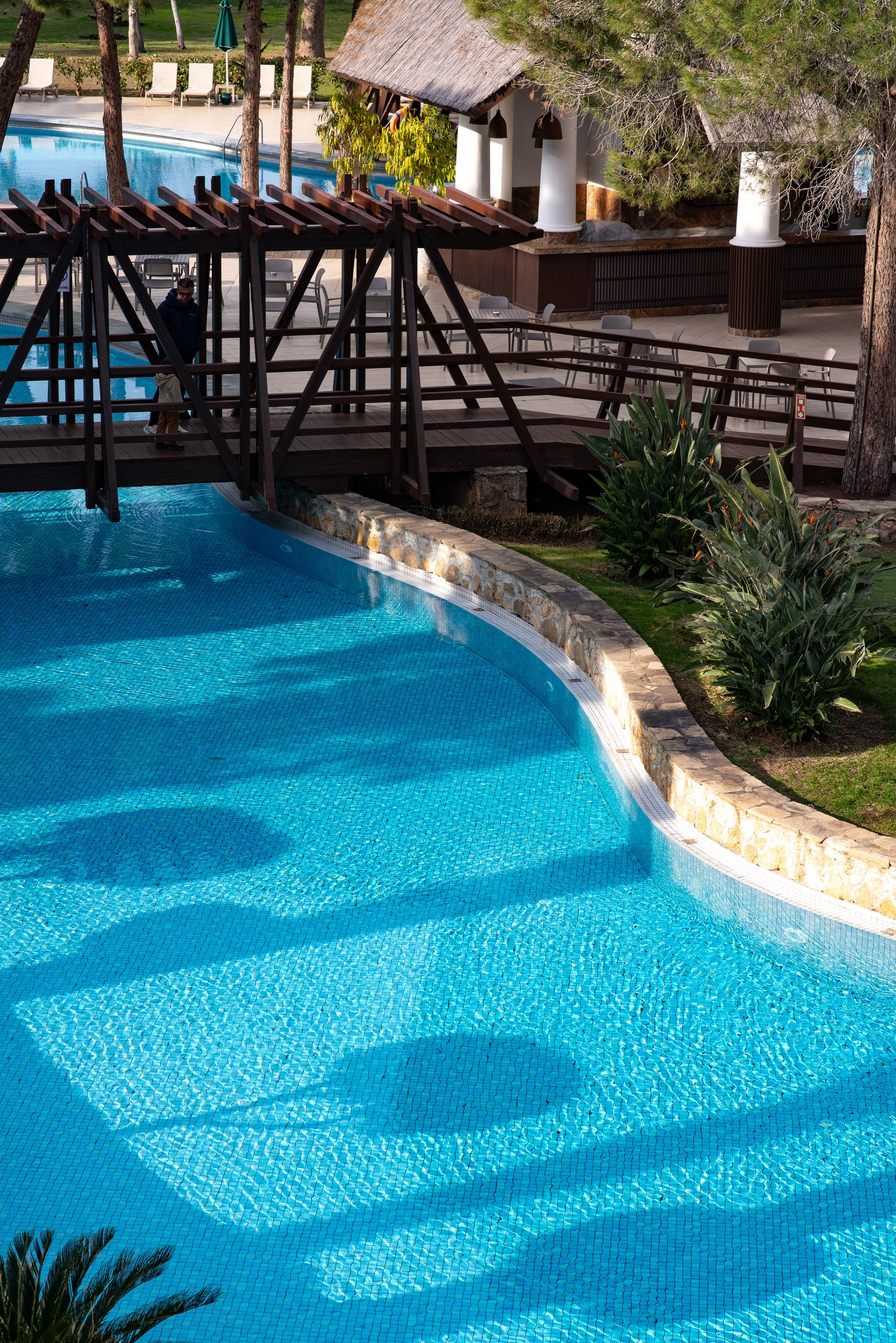 Swimming pool at IC Hotels family resort in Antalya photographed by professional hotel photographer