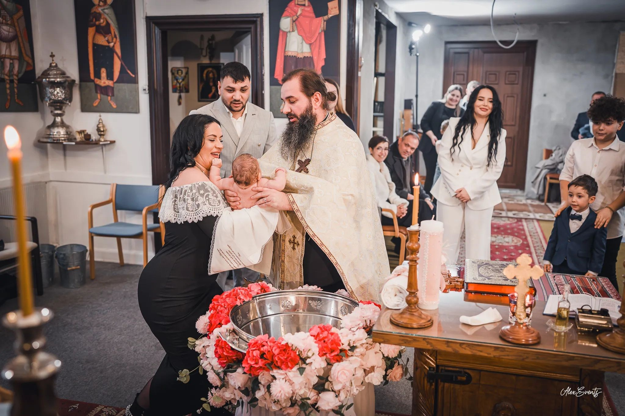 Fotograf Botez Roman Danemarca la biserica romaneasca din Agerbæk| Alex Events. AlexEvents | Fotograf si Videograf de Nunta si Botez in Danemarca si Germania