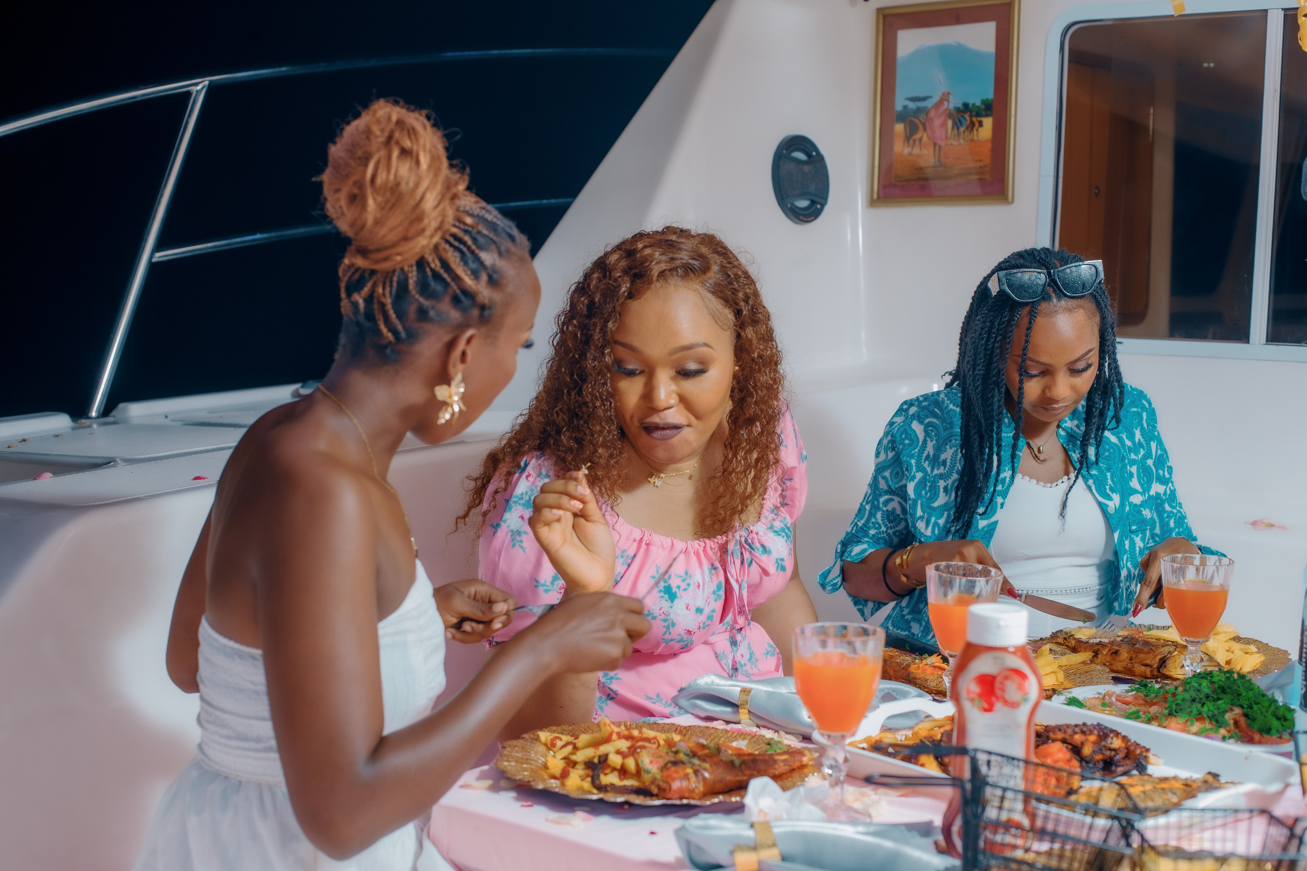 Yacht Photoshoot. A creative consultant based in Mombasa, Kenya