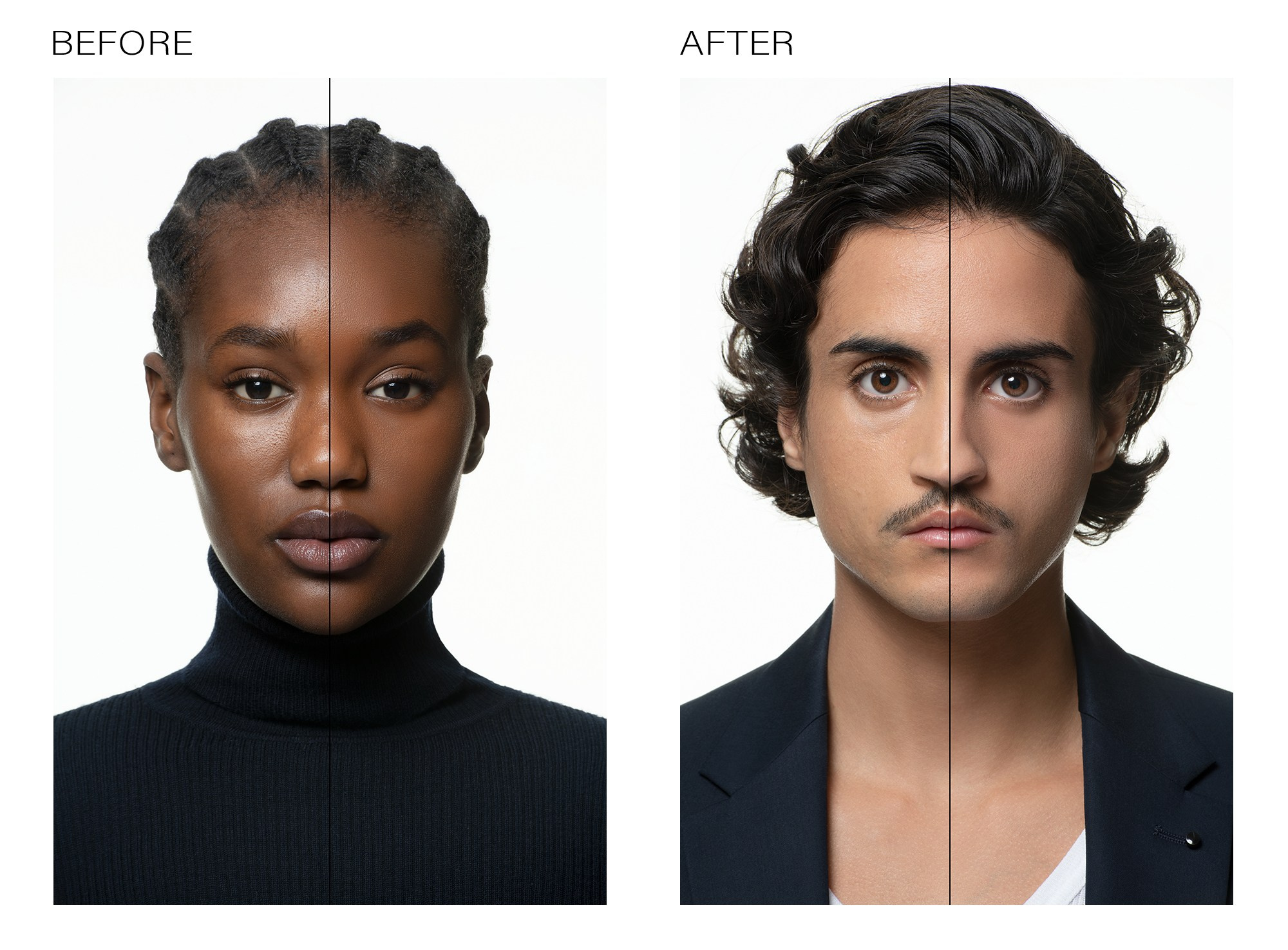 Бьюти ретушь до и после обработки. Фотограф и ретушер в Белграде Елена Skullova