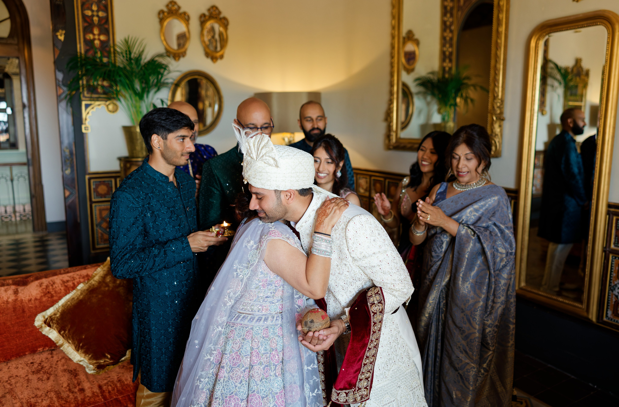 Indian wedding at Gran Villa Rosa, Barcelona