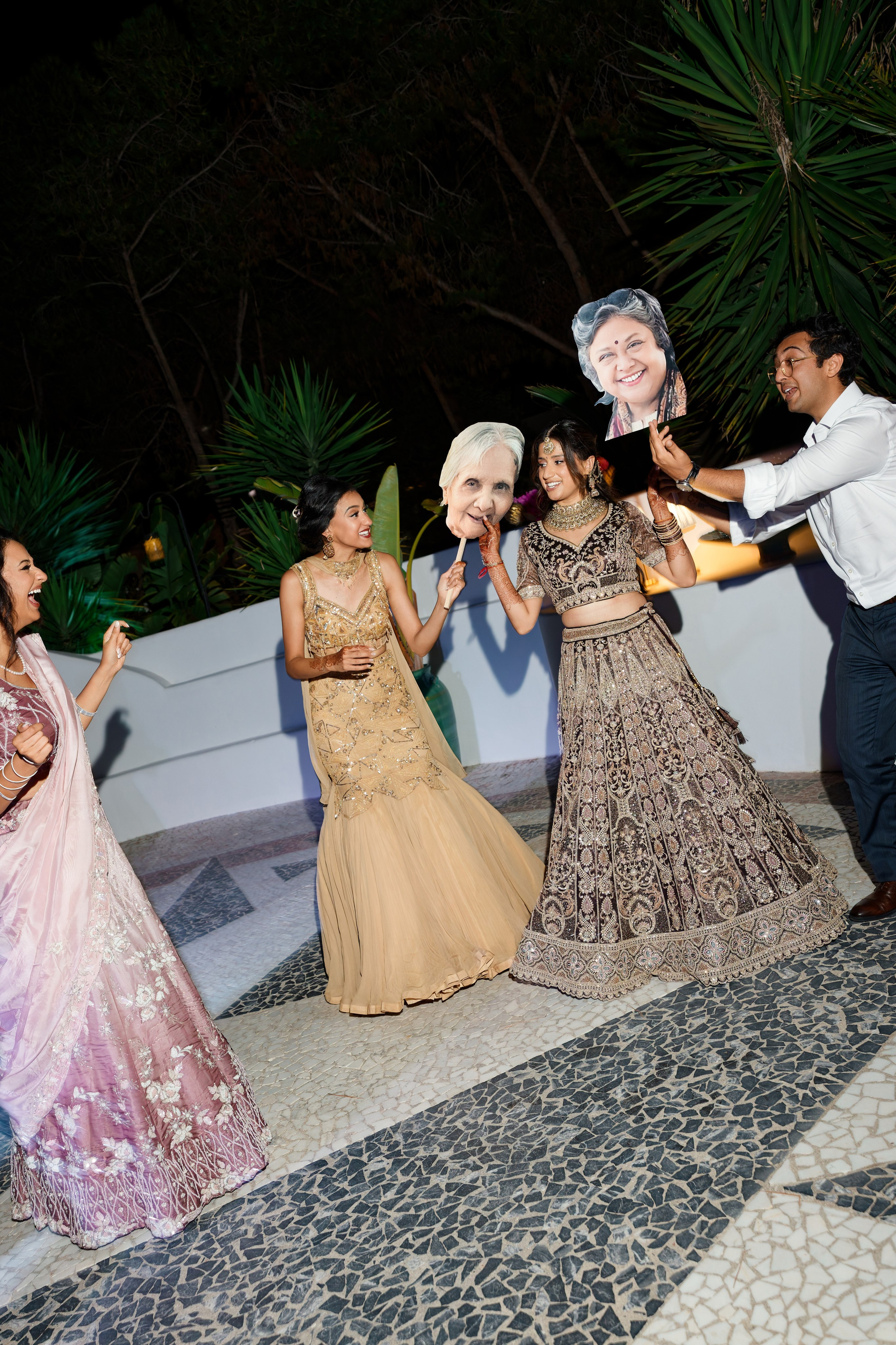 Indian wedding at Gran Villa Rosa, Barcelona