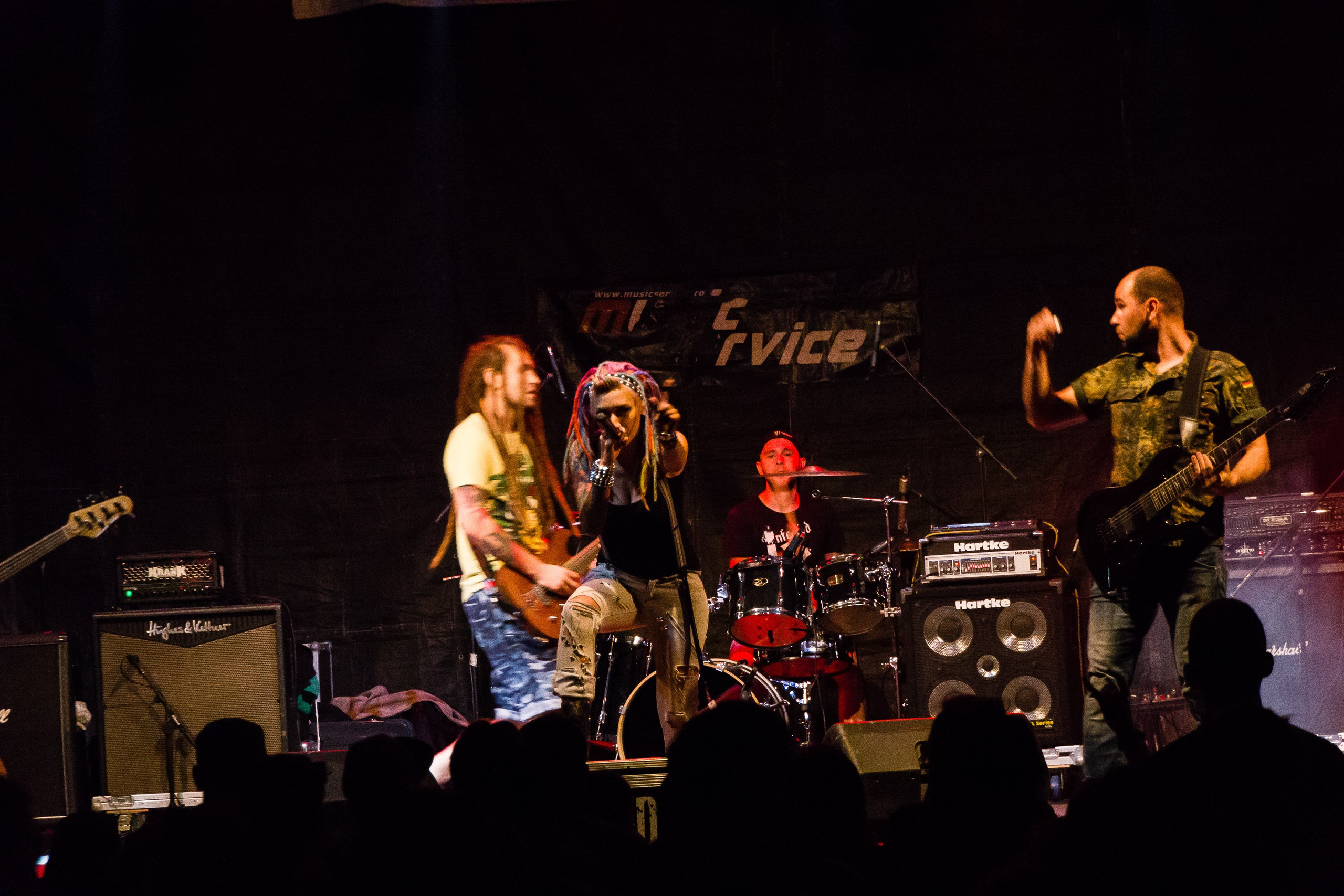 Infected Rain la Rocker’s Challenge, Sasca-Montană, 2013. Pagina principală