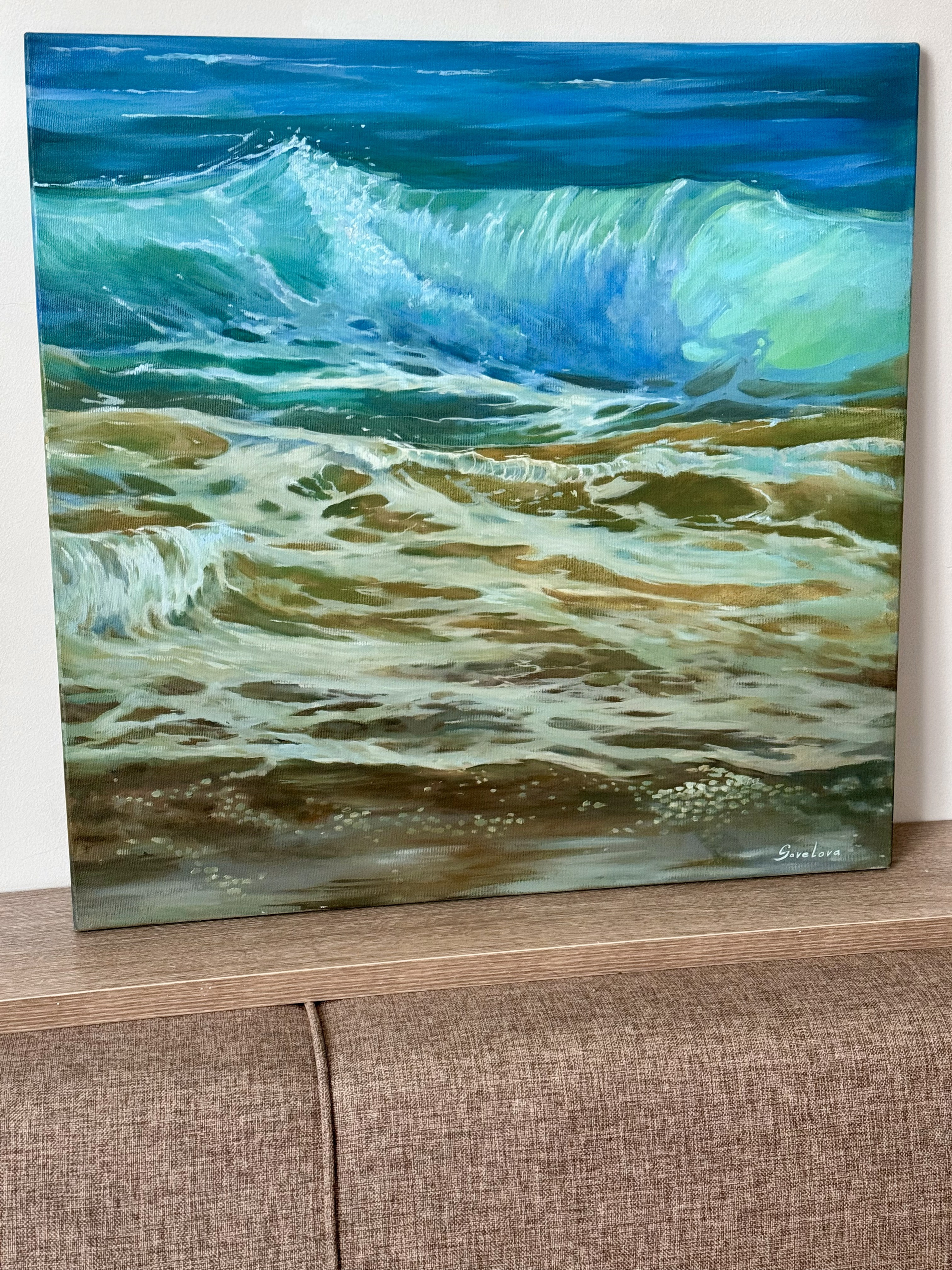 «The wave». Художник живописец Савелова Ольга