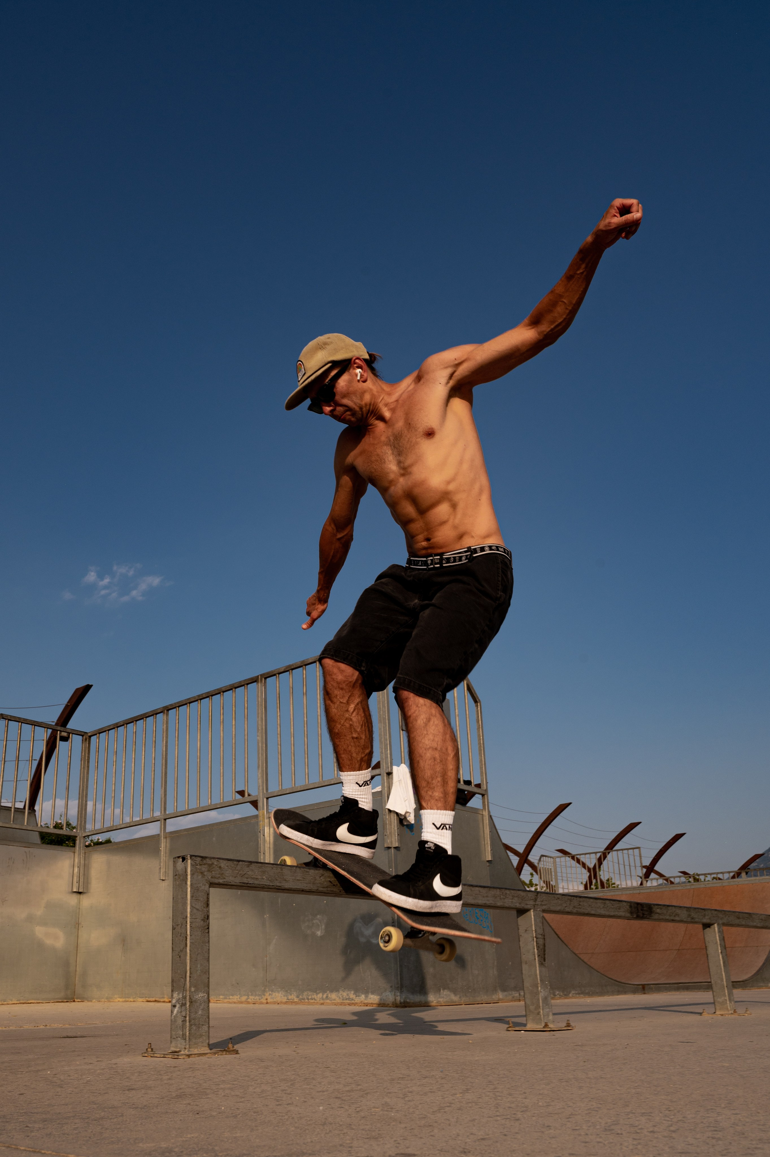 Alex — skate park at Fethi Bey. Photographer Yulia Lushnikova, Based in Valencia