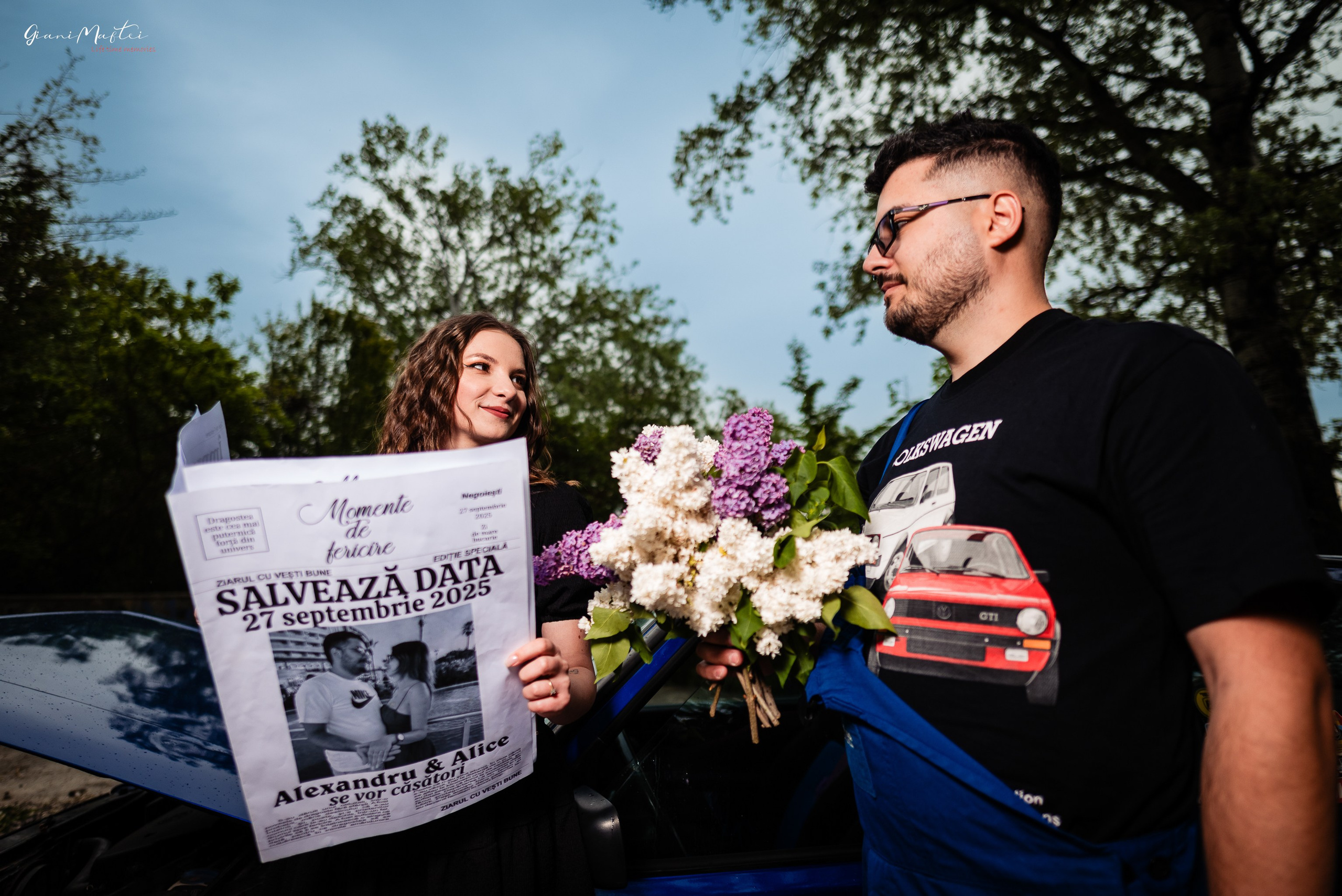 Save the date Alice & Alex. Giani Maftei