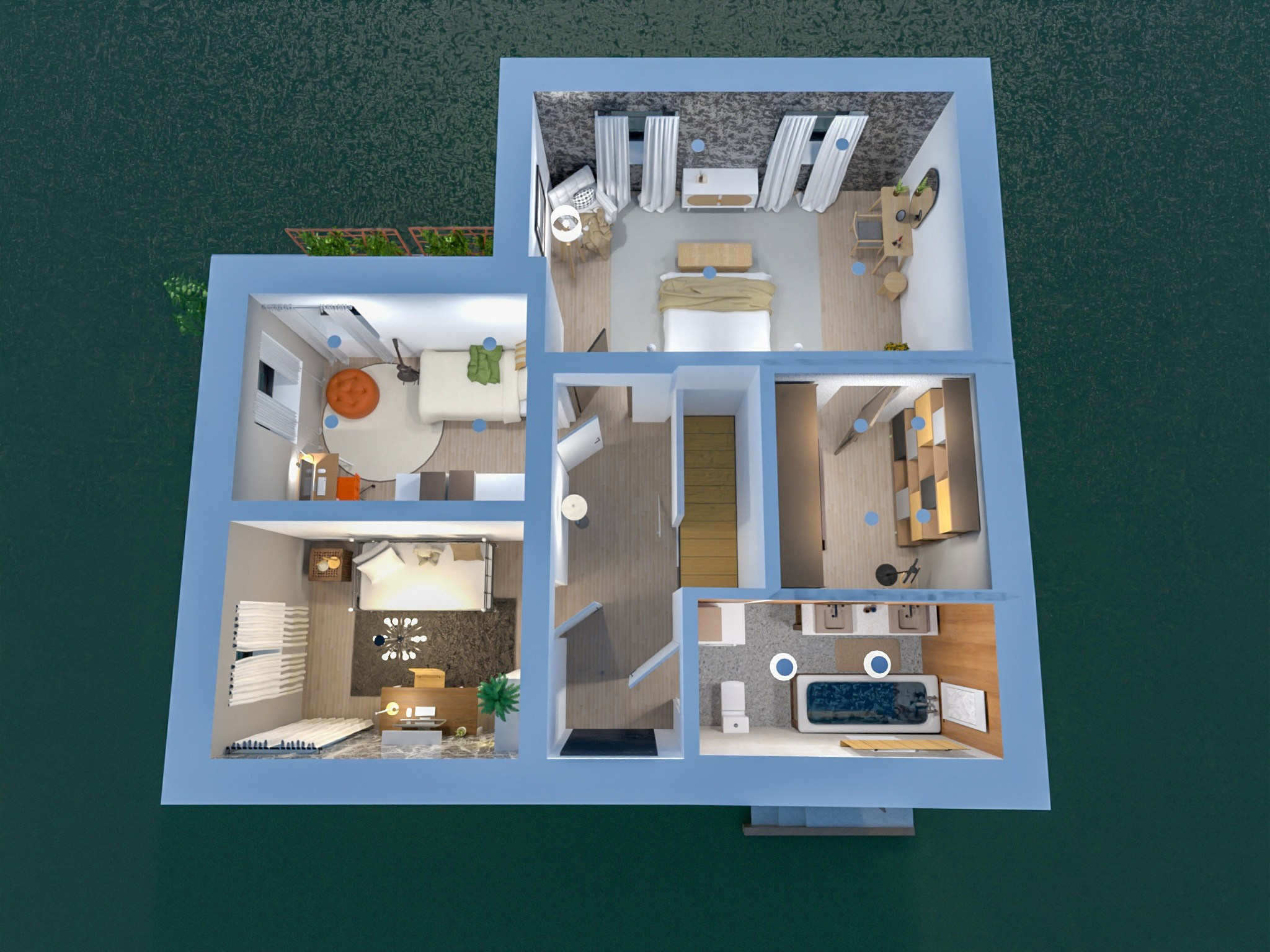 Pagubės sodų 11-oji 16, Vilnius. Namas su nepilna apdaila. Elina Sapiega fotografė Vilniuje