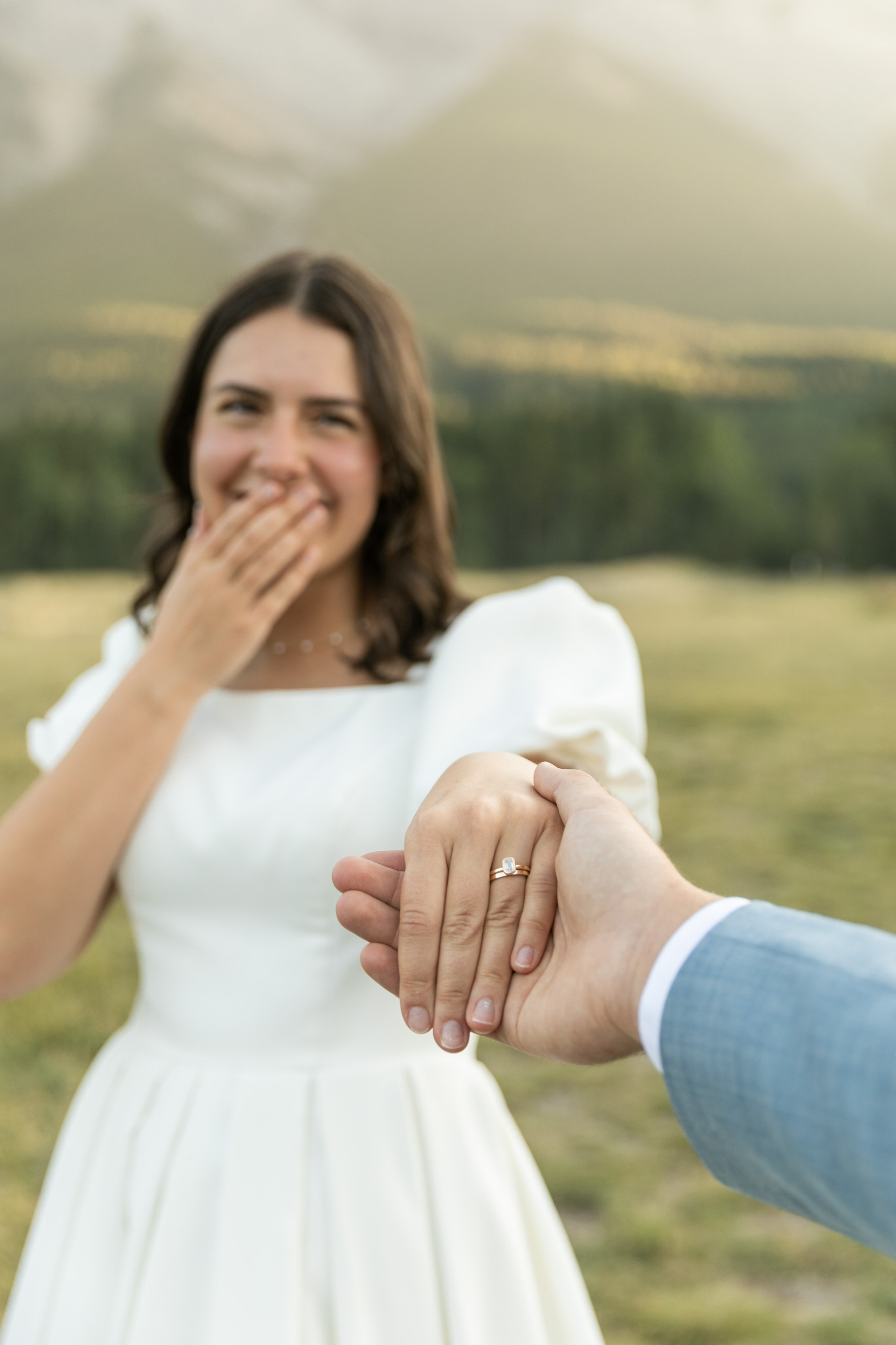 Charity and Josh Wedding — Canmore. Fotografía accesible en Calgary