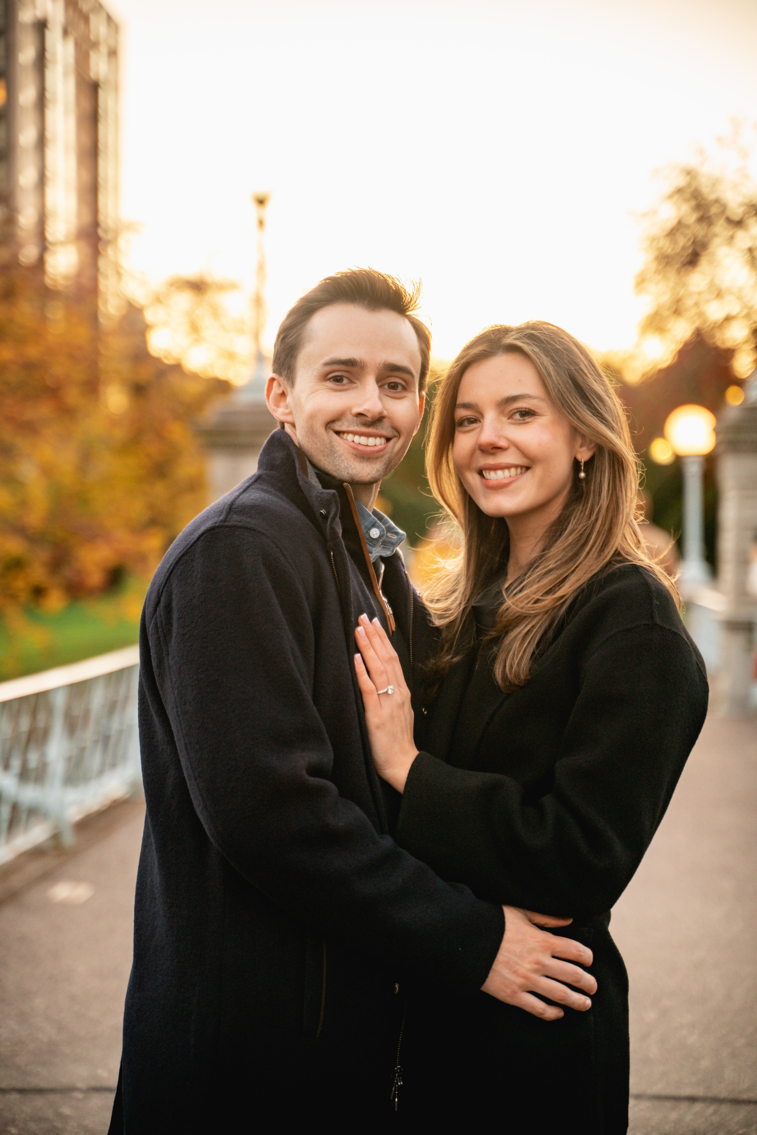Ryan and Monica at Boston Public Garden. Stefanovich Photography | Boston, MA