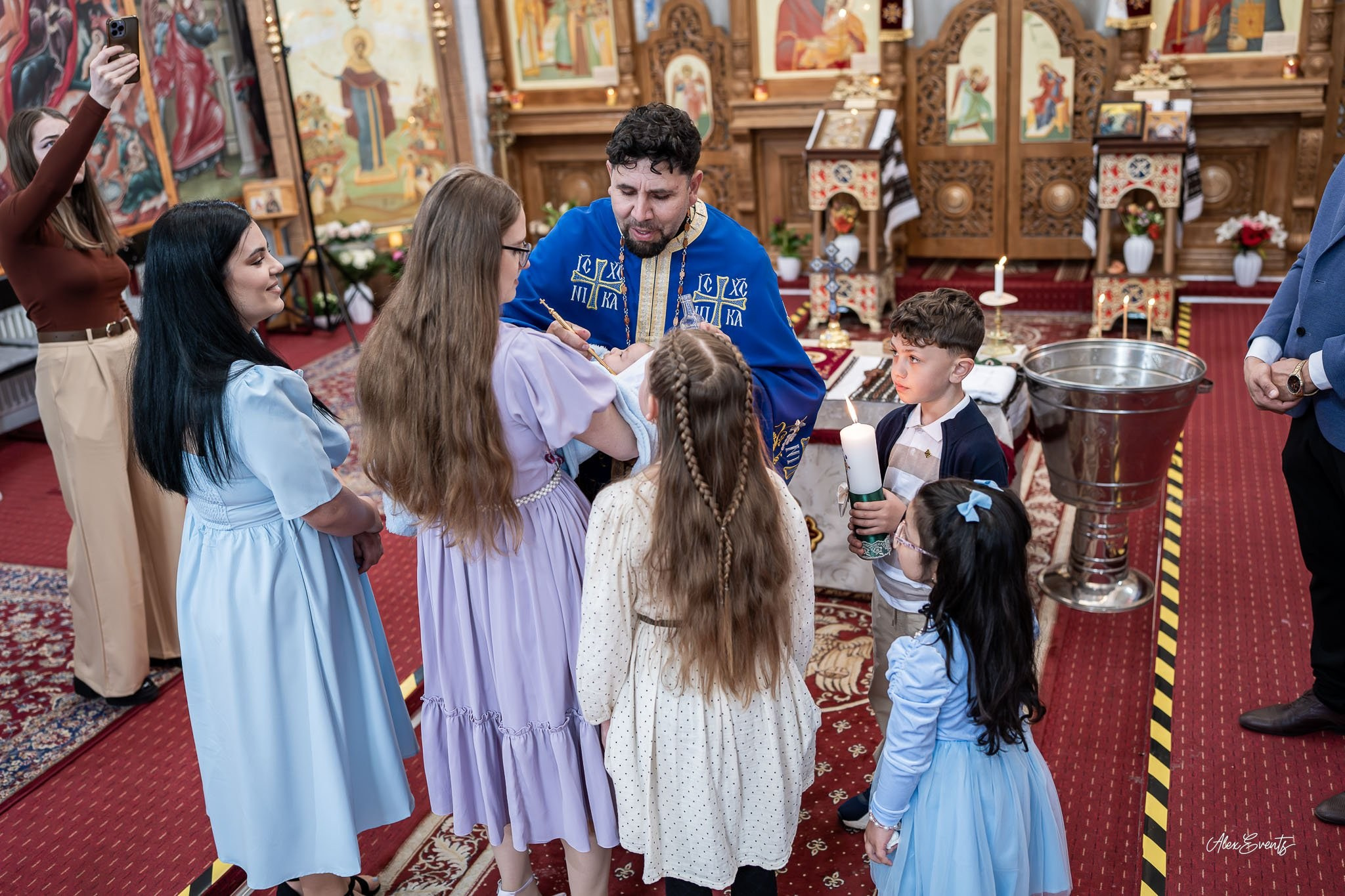 Fotograf Botez Vejle | Biserica Românească | AlexEvents