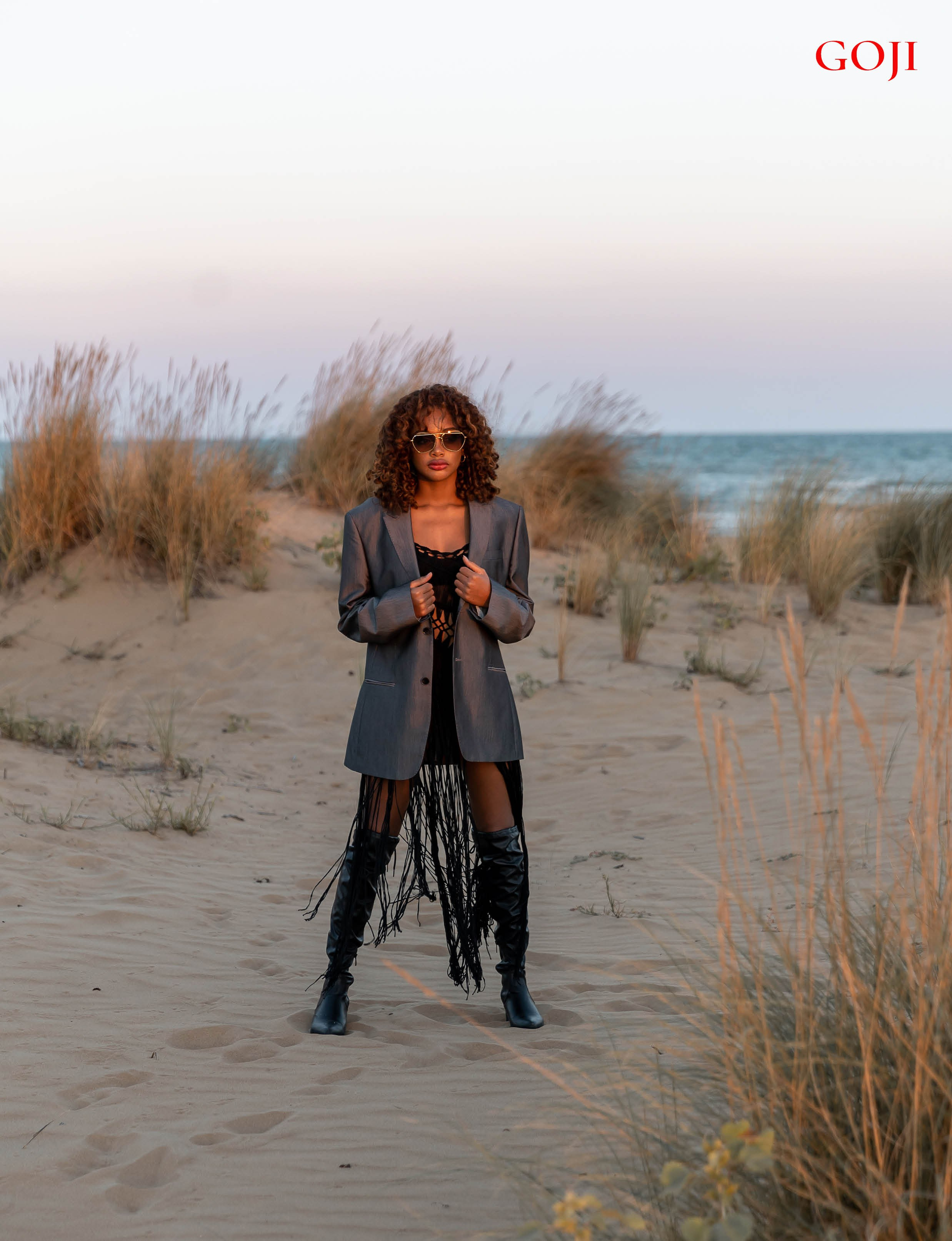 Portrait of Laymita for magazine “GOJI”