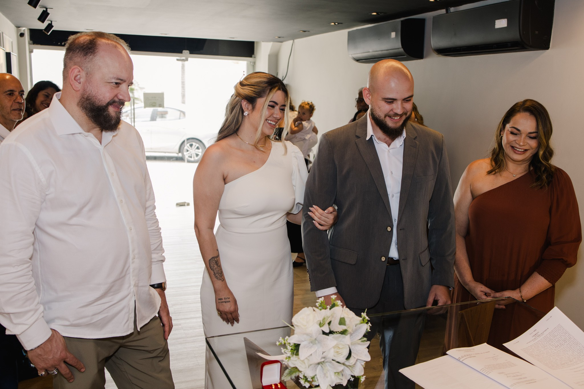 Civil e Recepção Mairine & Lucas. Gauss Fotografia — Fotografia de Casamento