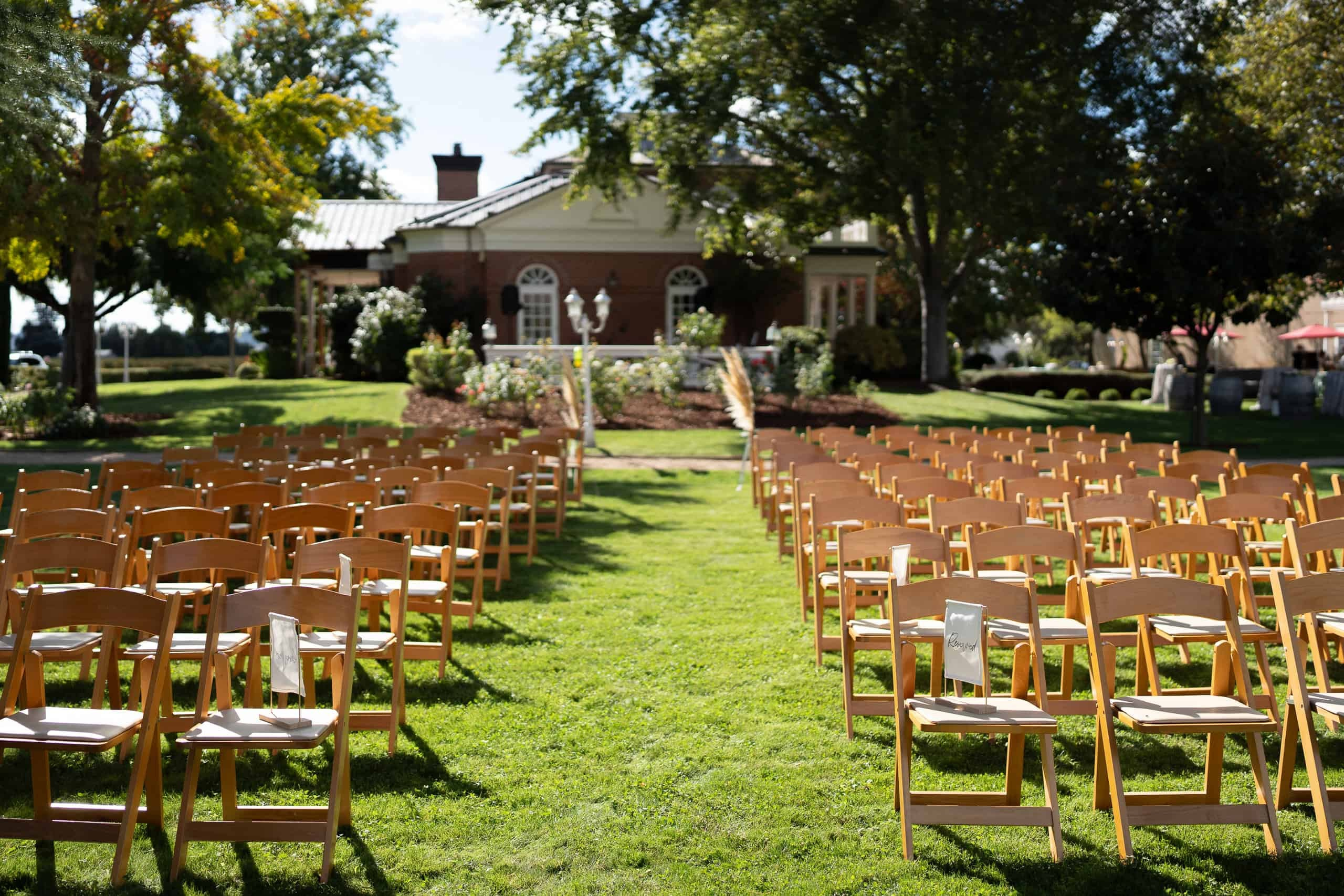 Napa wedding venue decor ideas