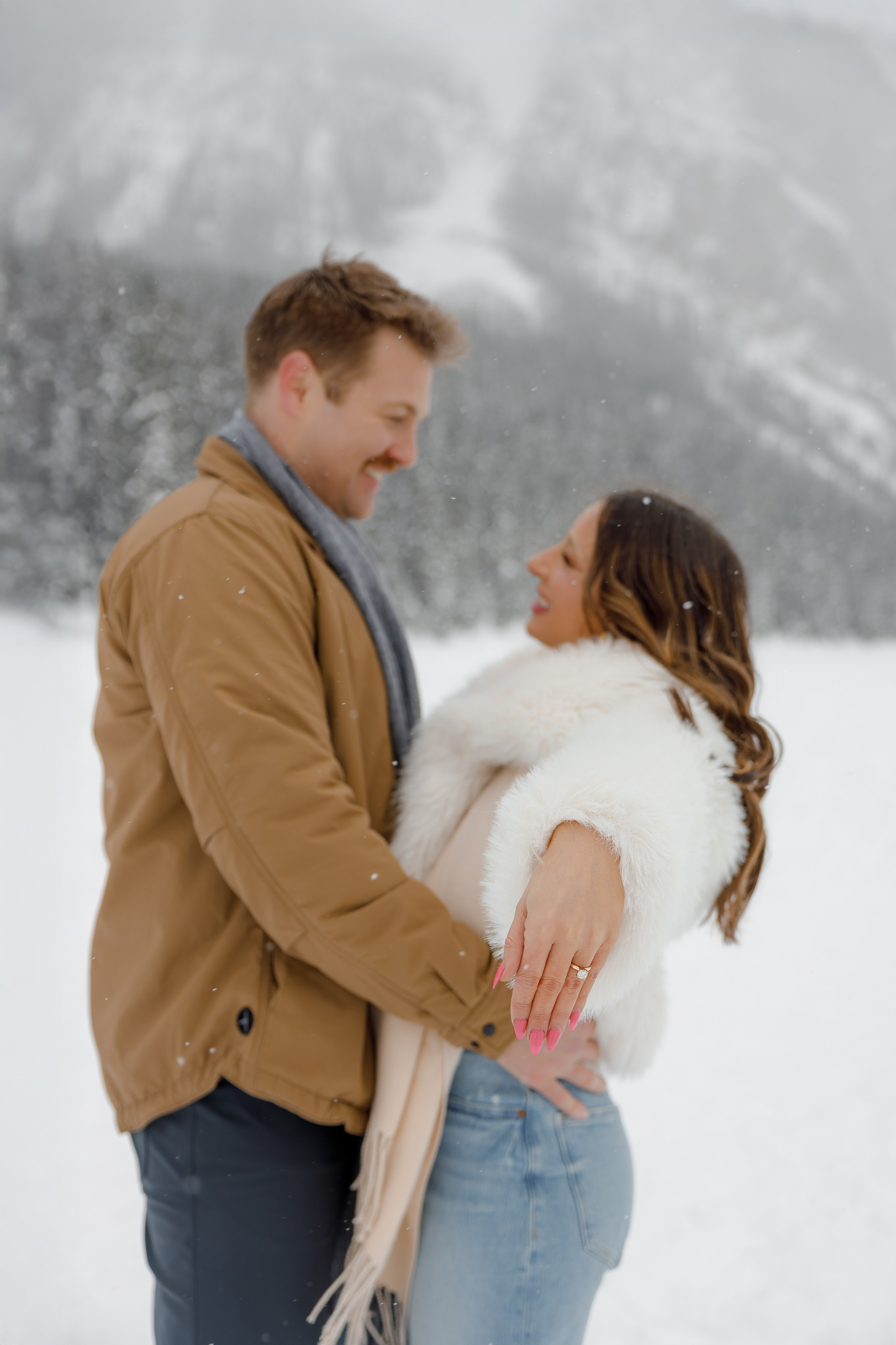 Lake Louise engagement session. Home