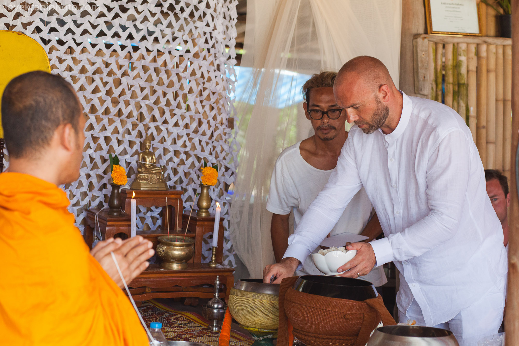 Buddist Blessing. Photography & Events Thailand Krabi