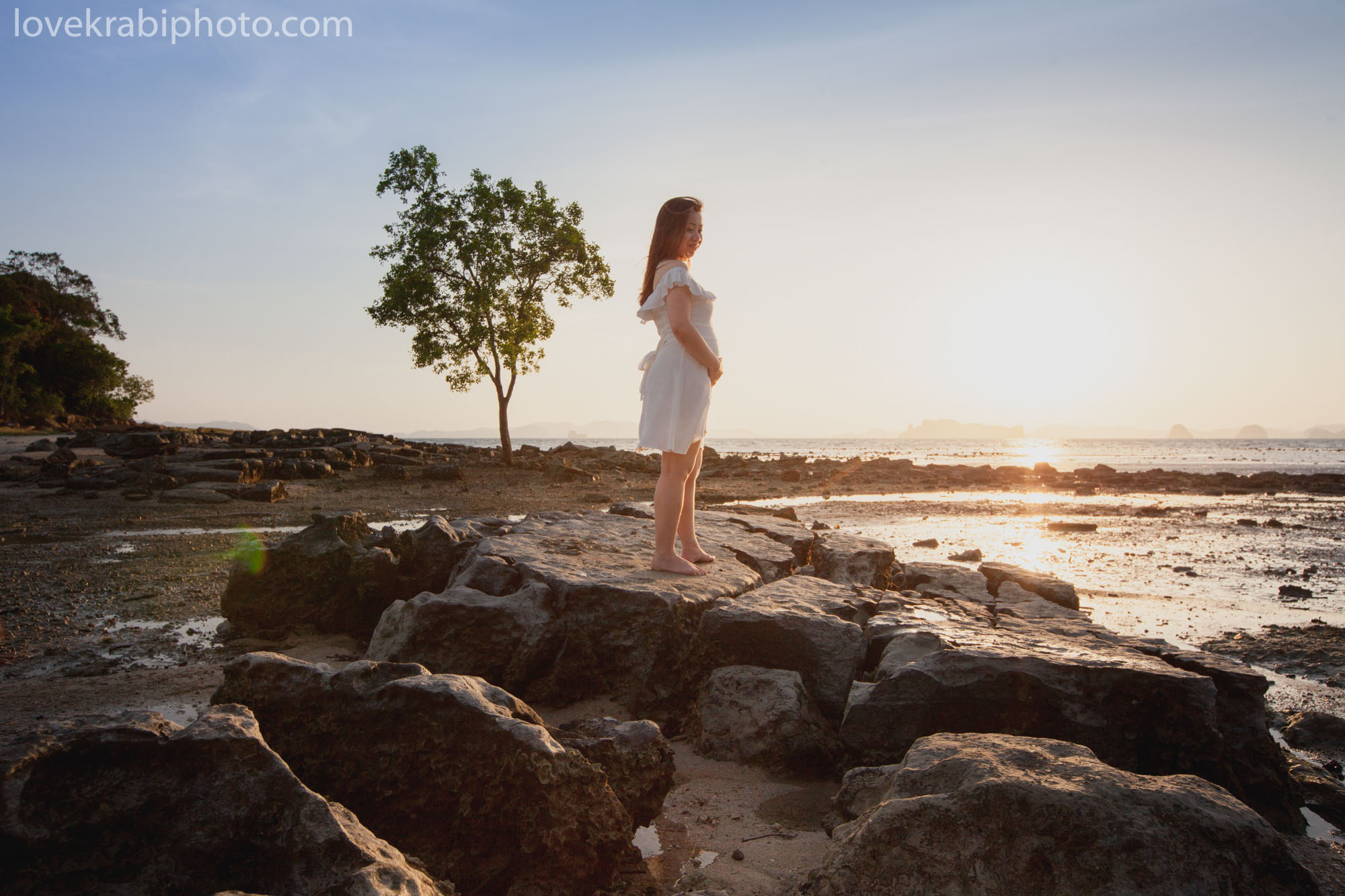 Maternity Sunset PhotoSession in Krabi. Photography & Events Thailand Krabi