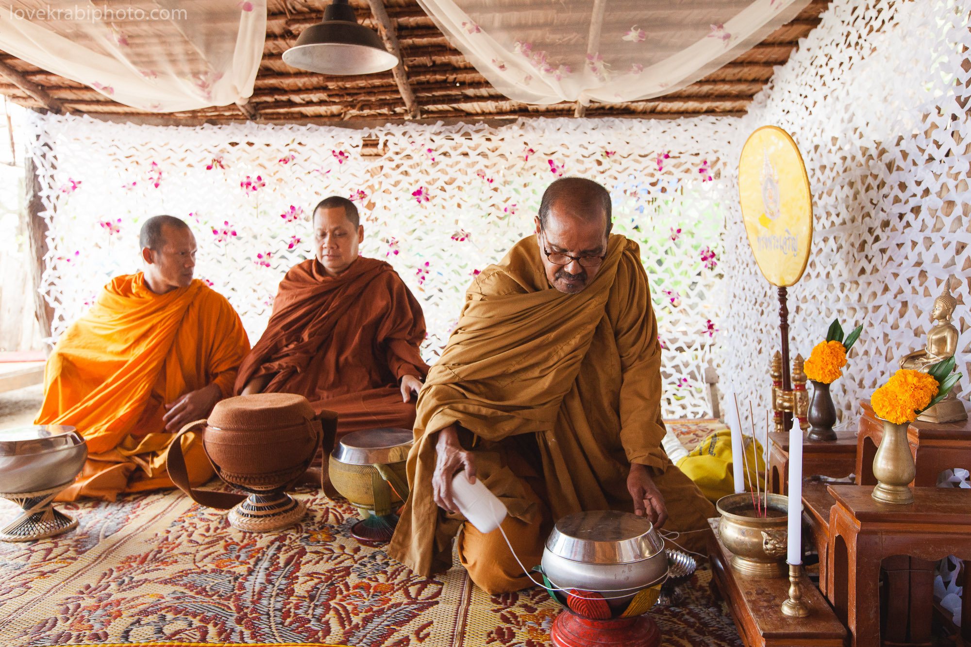 Buddist Blessing. Photography & Events Thailand Krabi