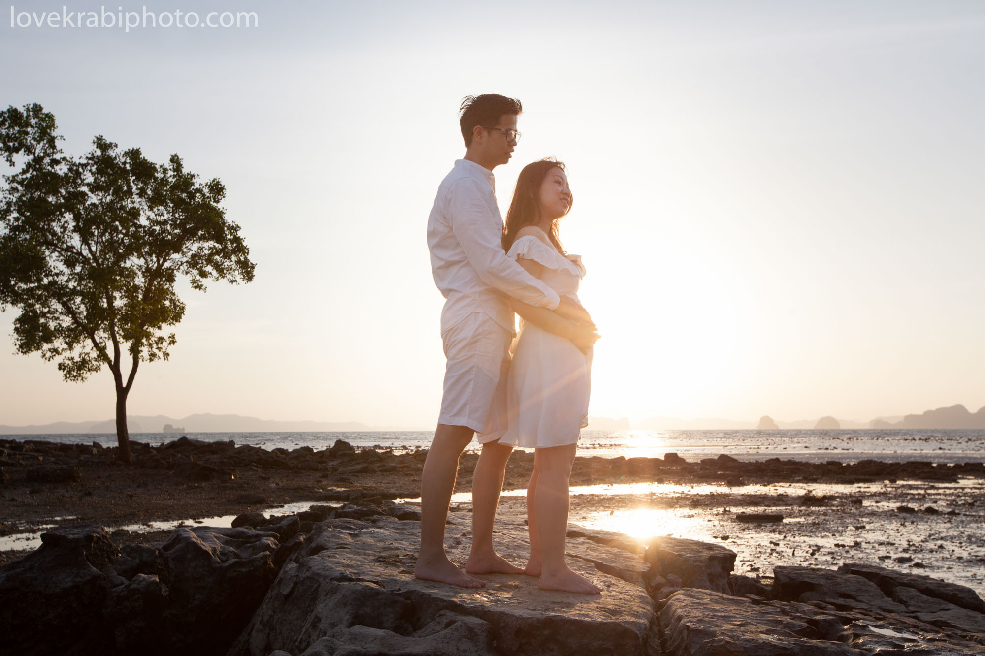 Maternity Sunset PhotoSession in Krabi. Photography & Events Thailand Krabi