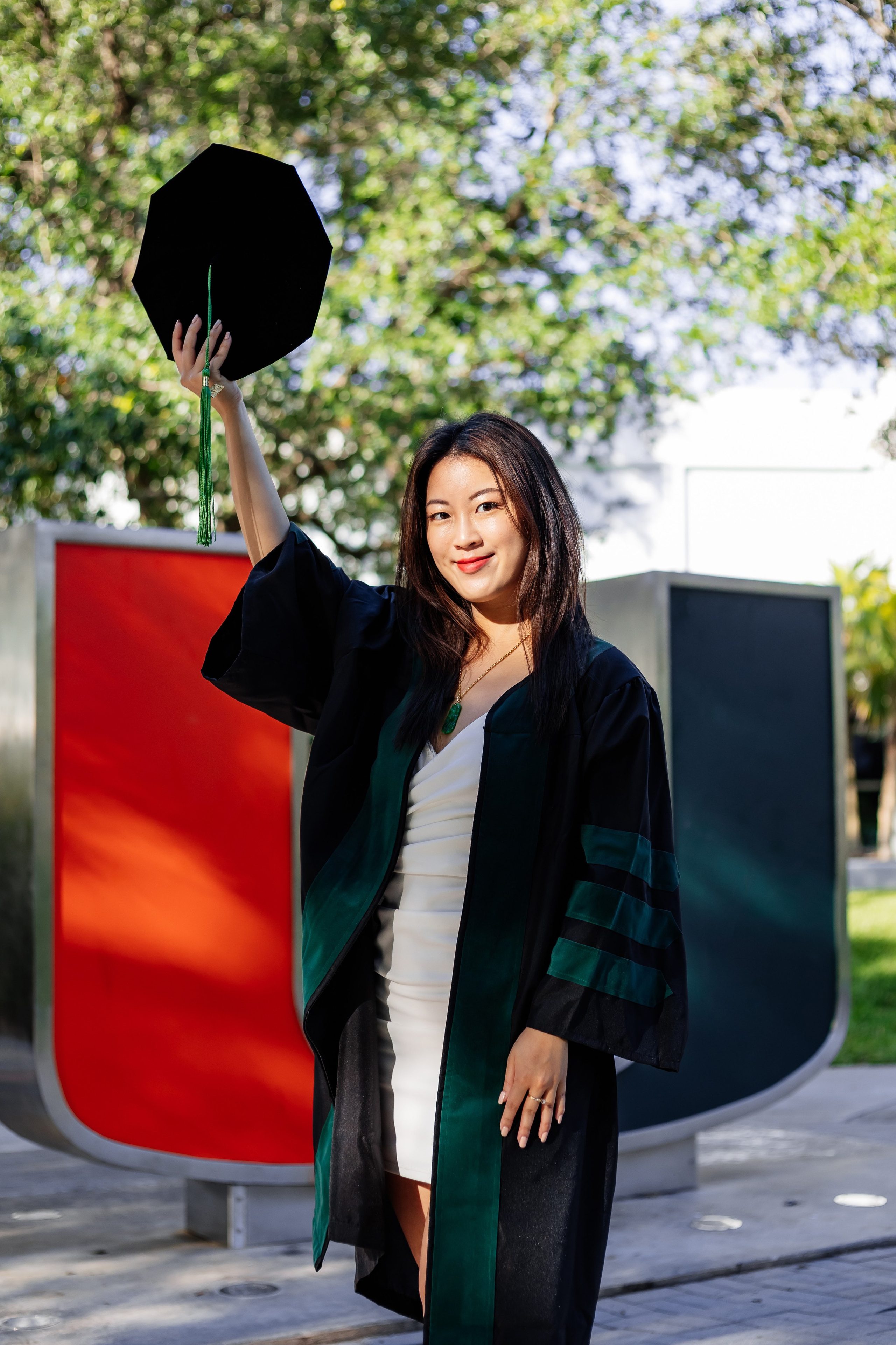 10 Spots For Graduation Photos At University of Miami. Portrait and graduation photographer Marina Simanava