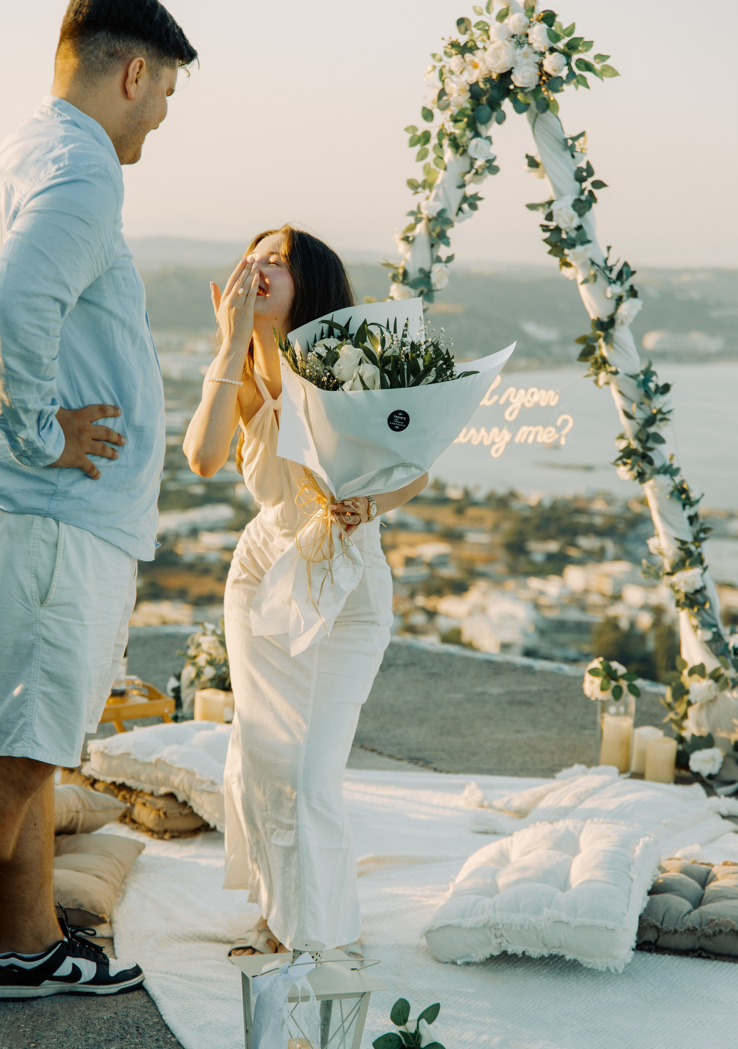 Nelee proposal. Portrait and Wedding Photographer Irene Art Photo, based in Greece, Rhodes island