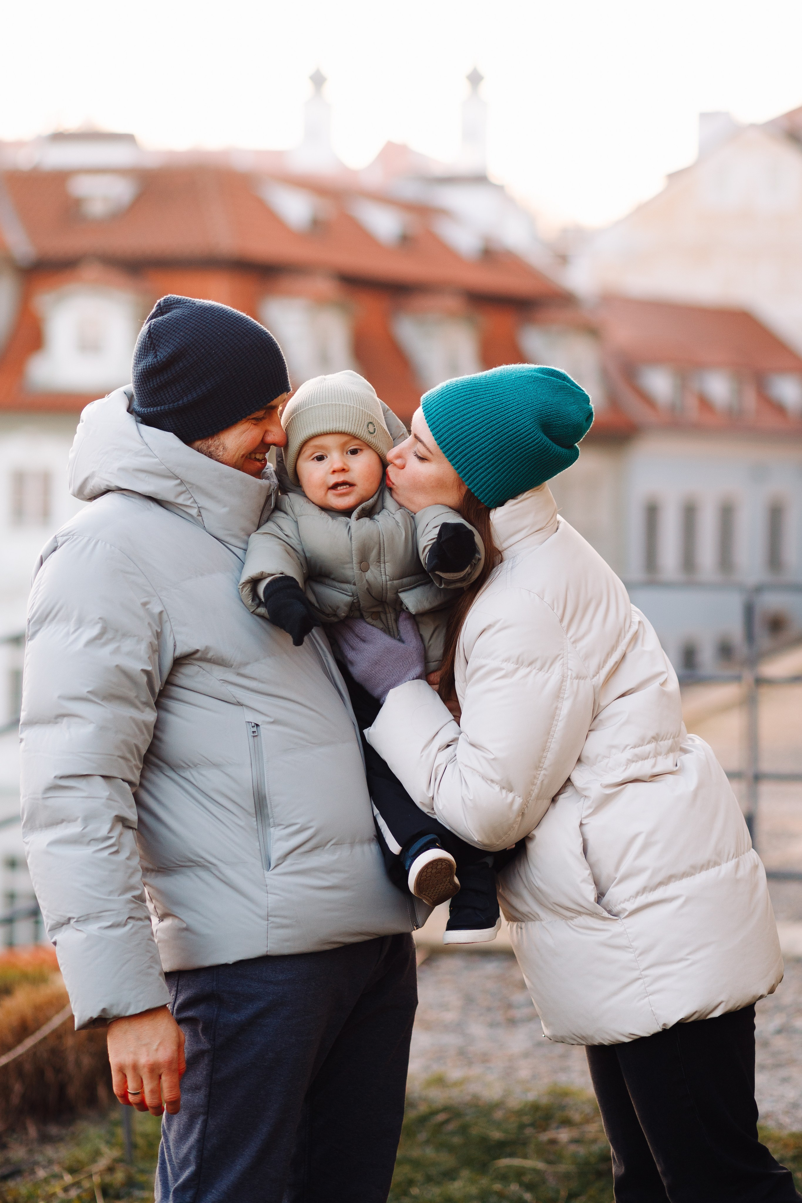 Anna, Roman & Max. Photographer in Prague for tourists