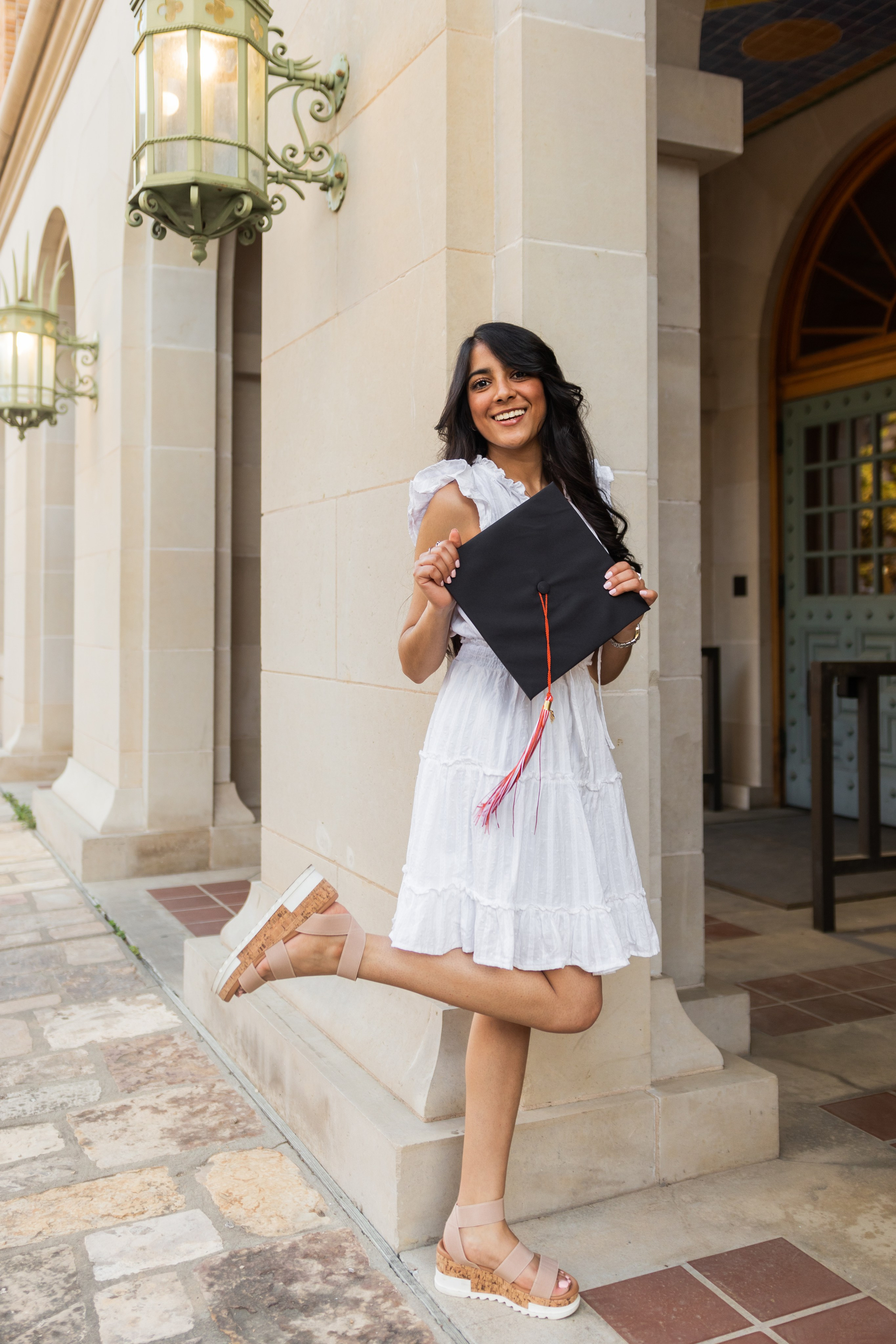 Payal’s graduation photoshoot at the University of Texas Austin