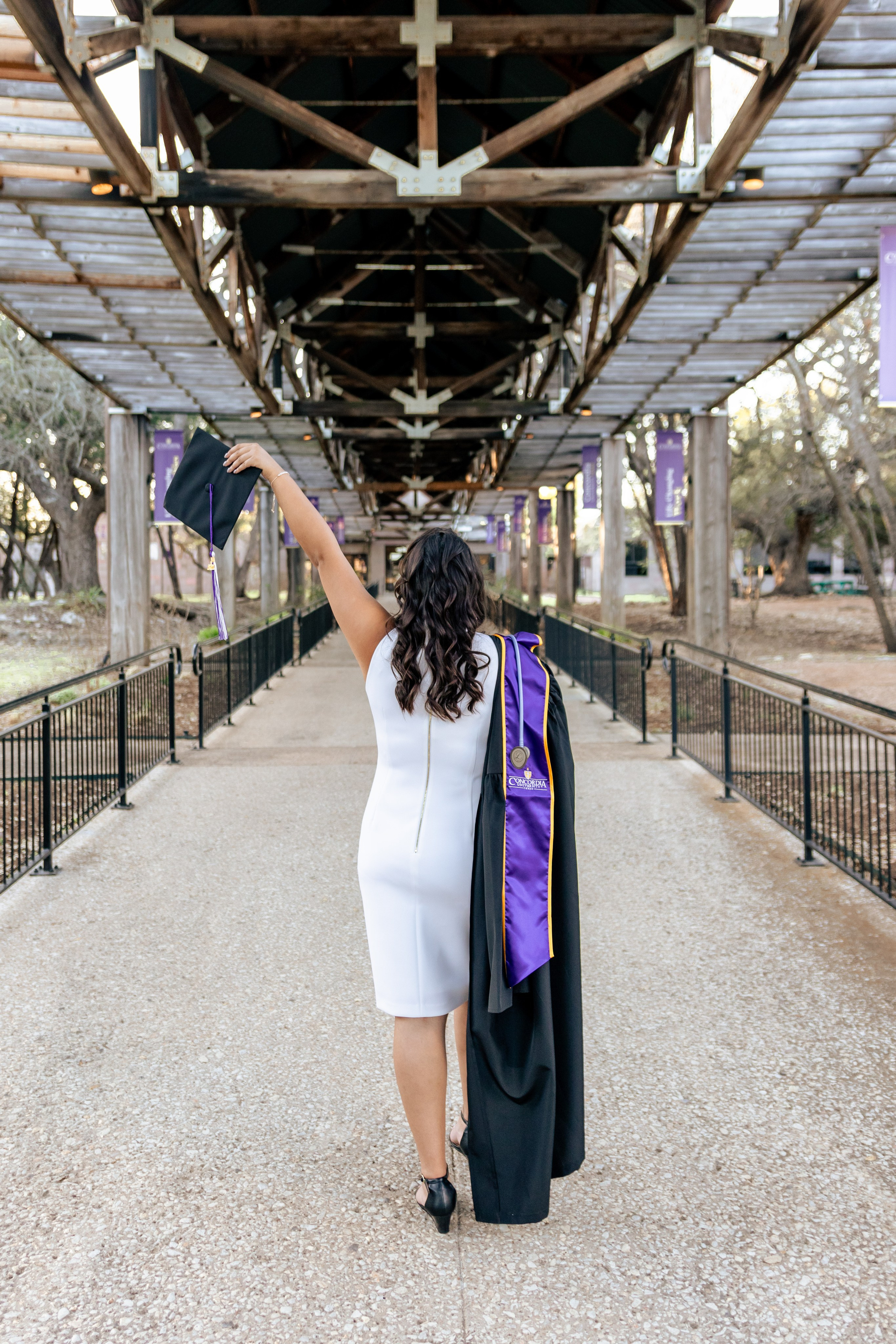 Kasey’s senior photoshoot at Concordia University