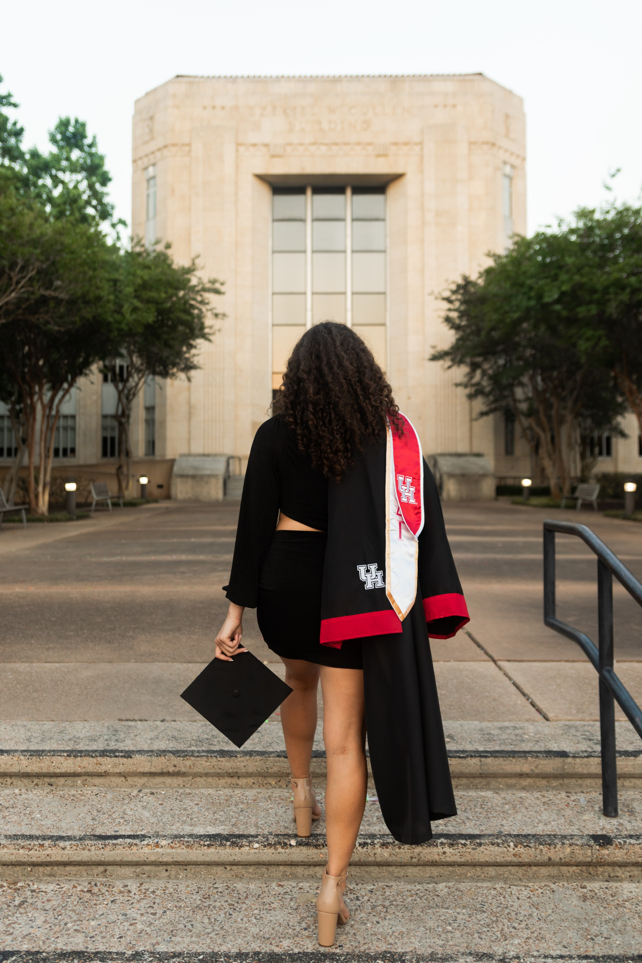 Alicia’s graduation photoshoot at the University of Houston