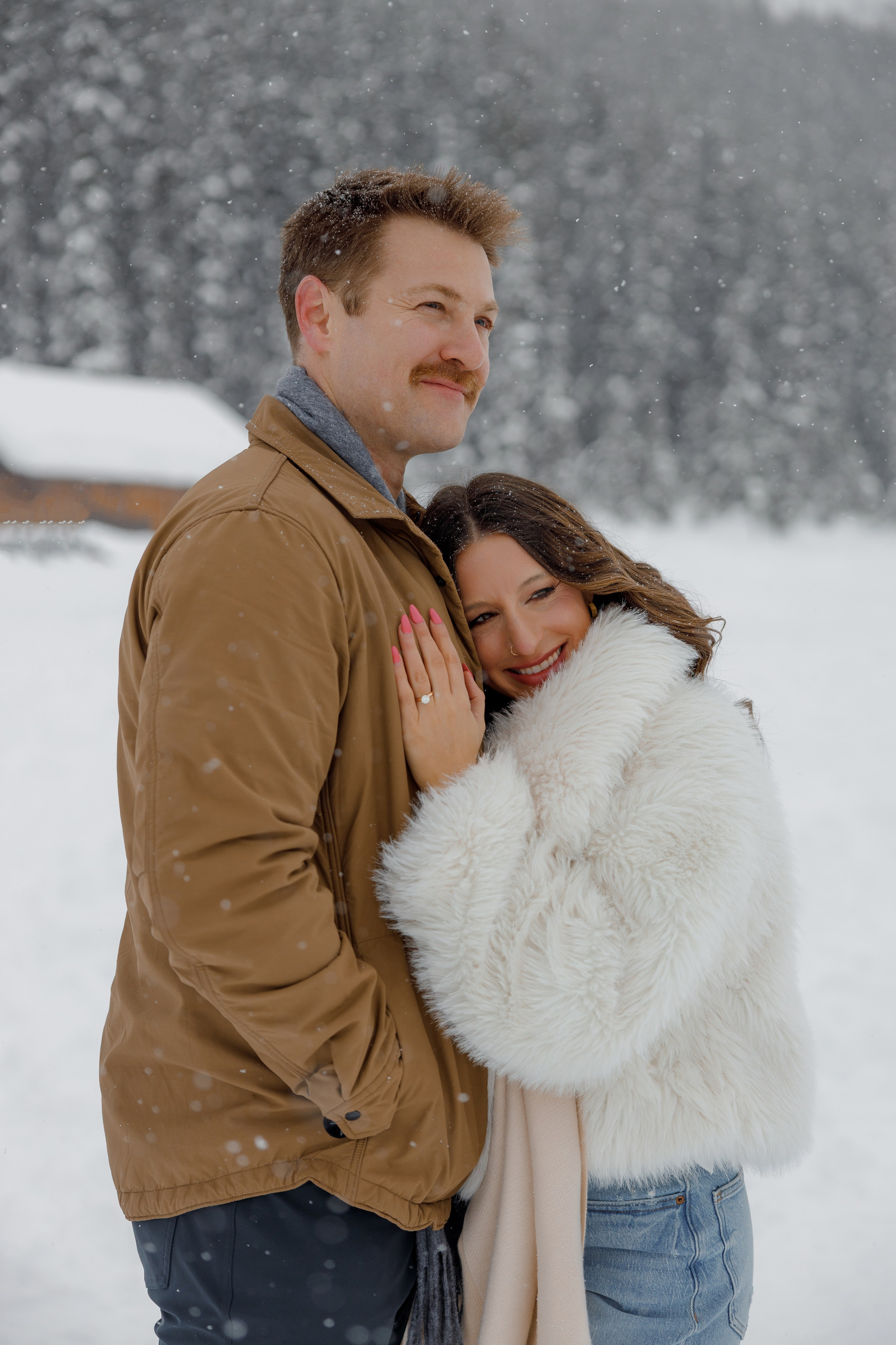Lake Louise engagement session. Home