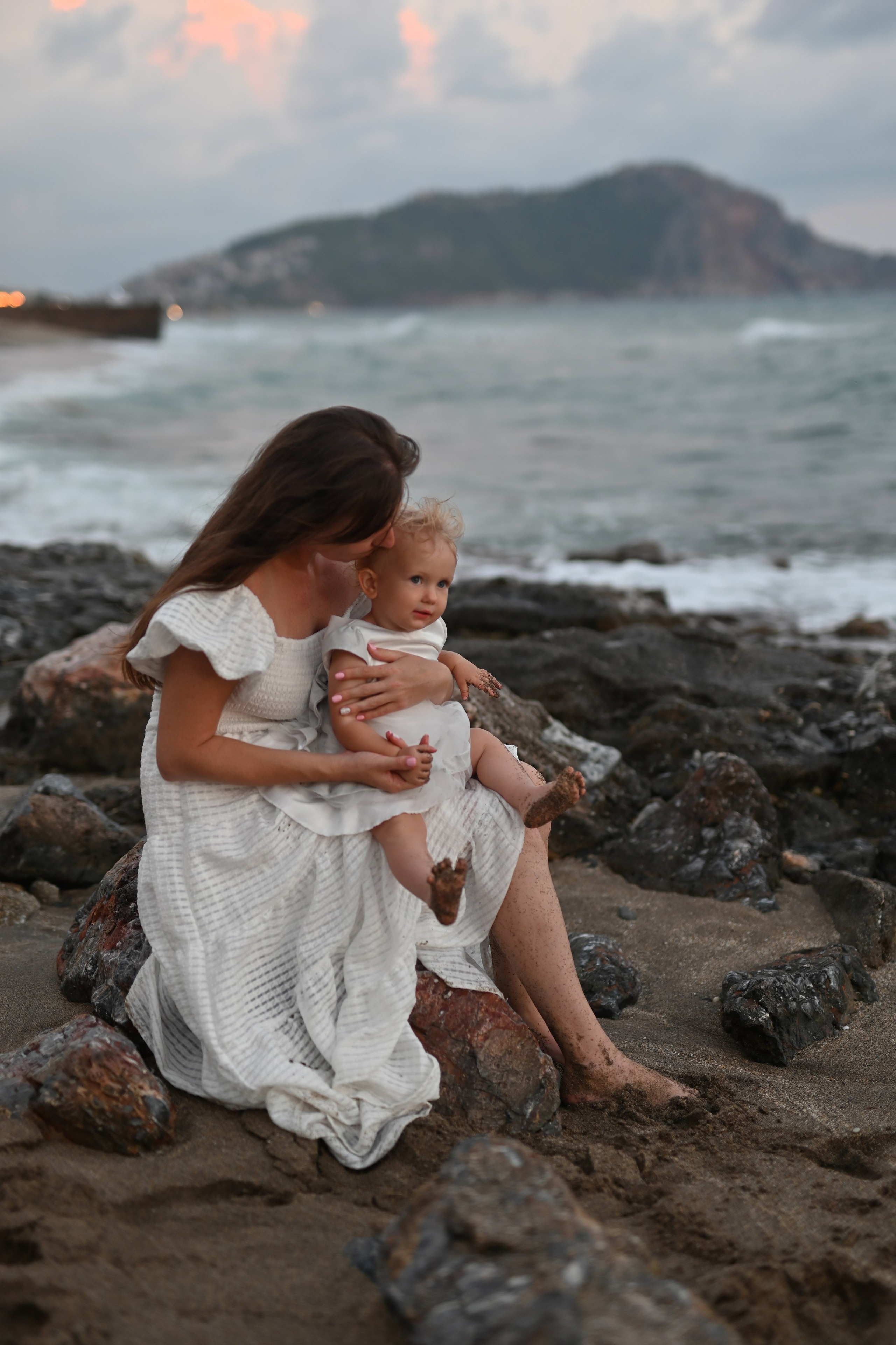 Семейная съемка на пляже Клеопатра. Photographer in Alanya, Side, Manavgat. Türkiye