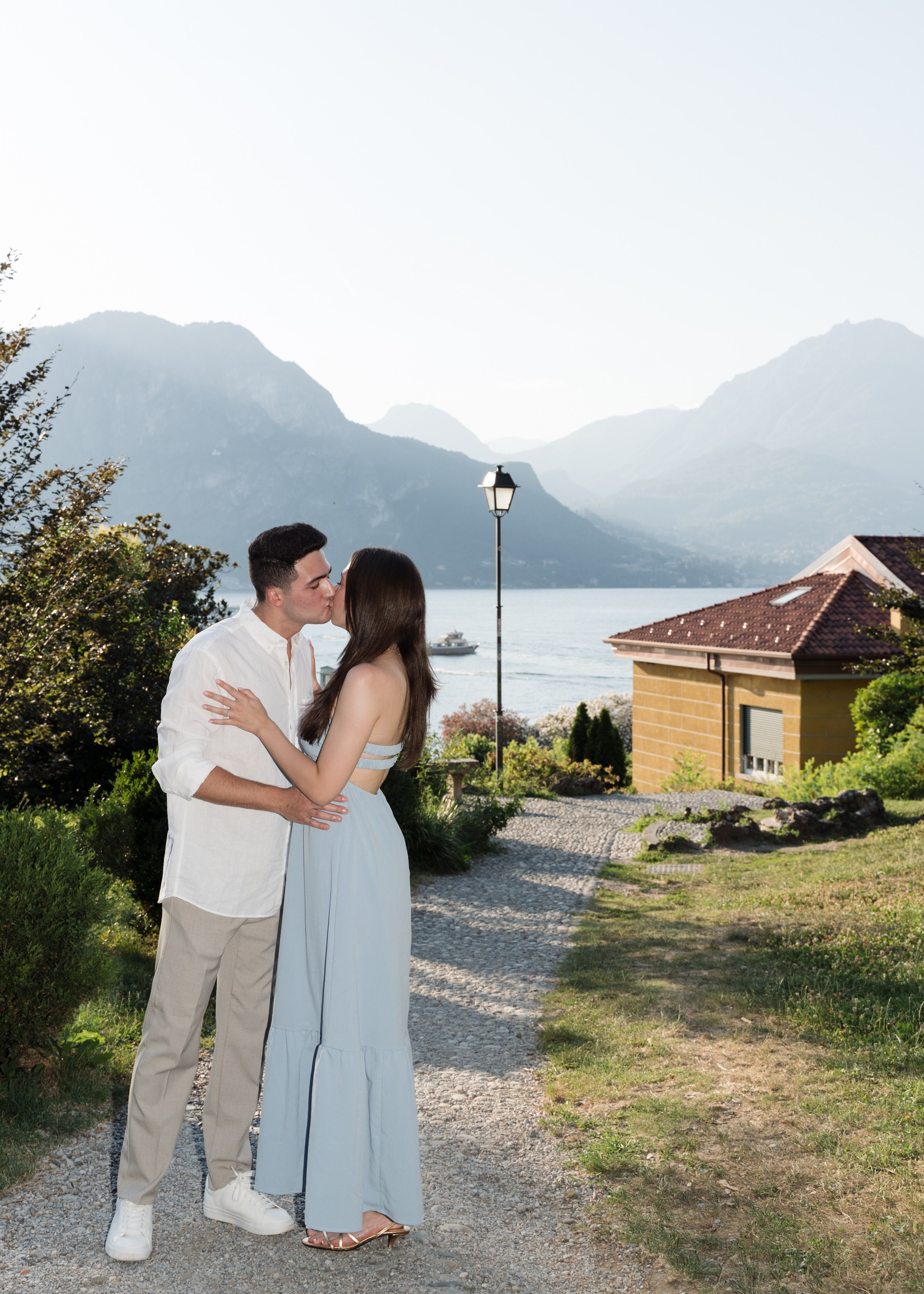 Bellagio Secret Proposal. Lake Como Proposal Photographer | Surprise Proposals & Engagements