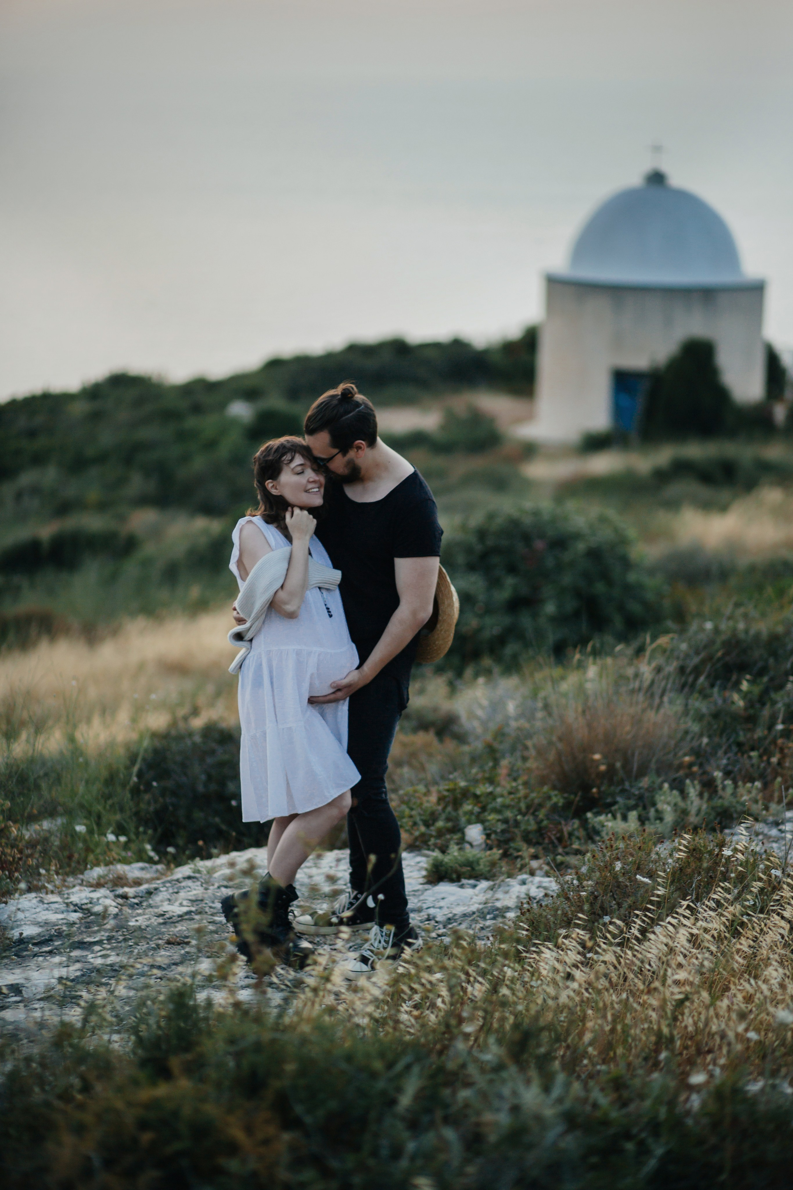 Genya & Sasha at Stella Maris. Family photographer in Israel