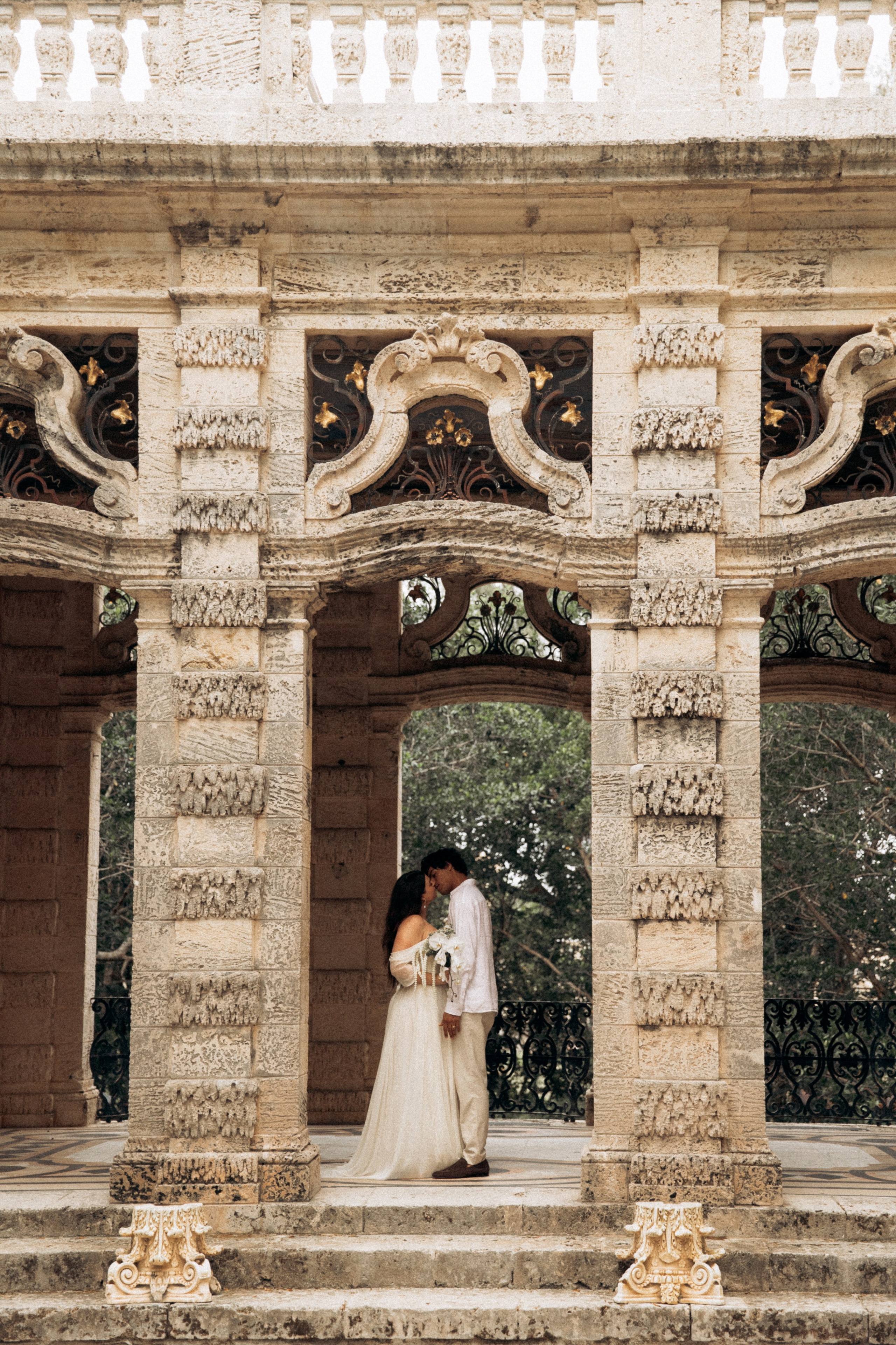 Lindsay & Kirk | Elopement at Vizcaya Museum & Gardens