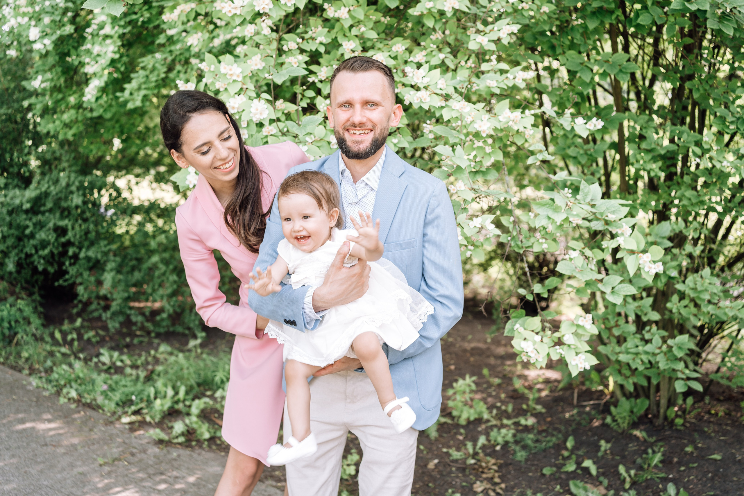 Chrzest Święty Natalii. Fotograf Łódź - sesja ciążowa, noworodkowa, dziecięca. Studio w Łodzi