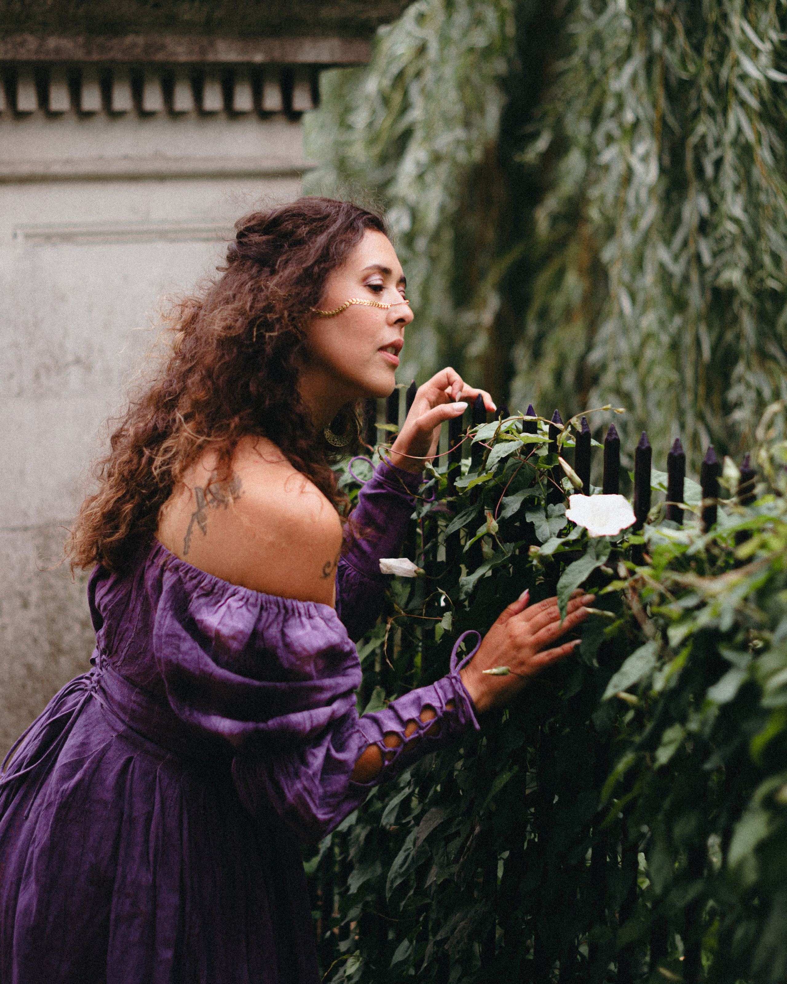 Fairy in Medieval Ruins Photoshoot. Moth & Moss Photography