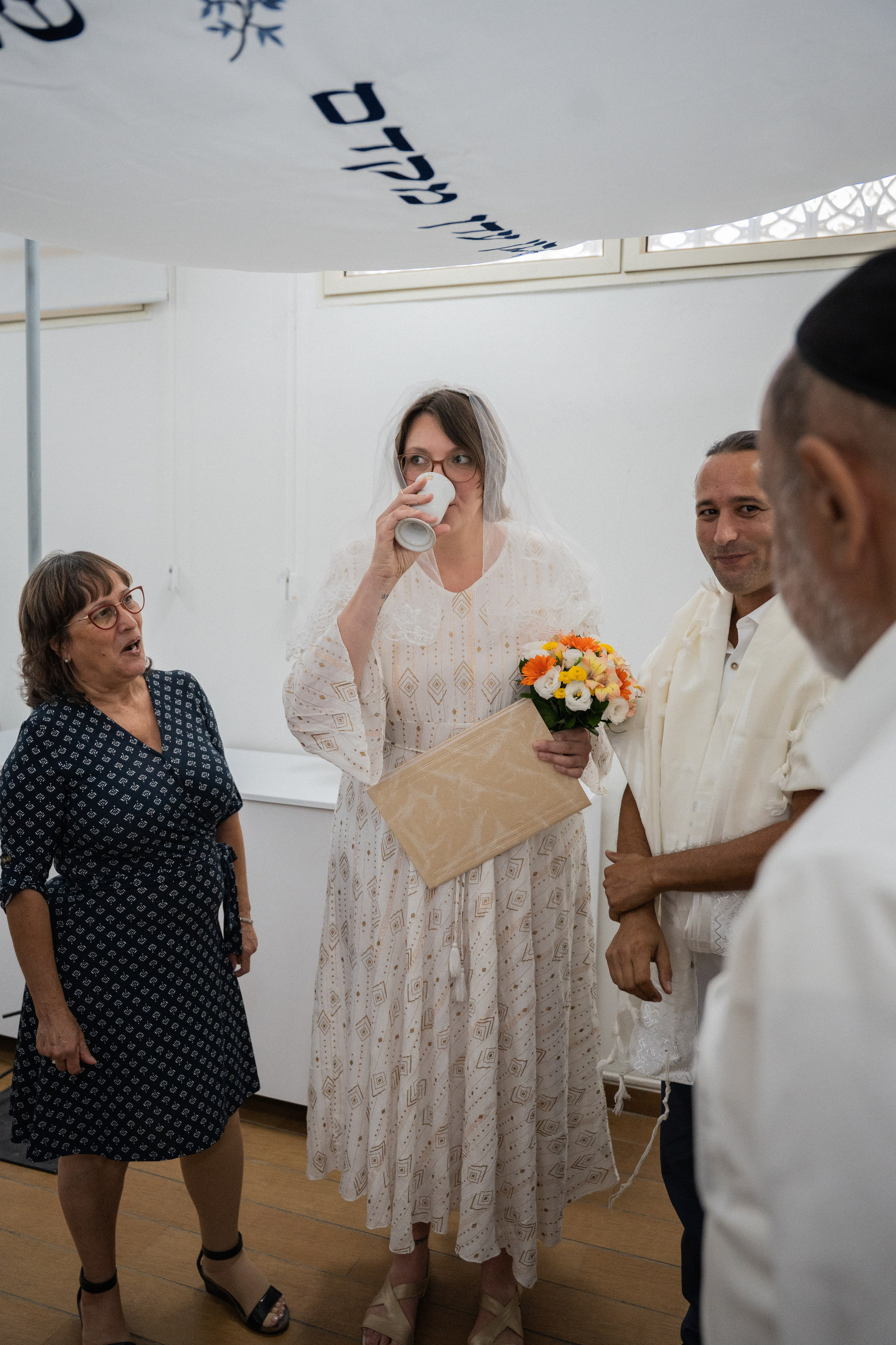 Chuppah of Yael & Raz, Hod Hasharon, July 2026. Divign By Tehilah — Meaningful Graphic Design & Photography