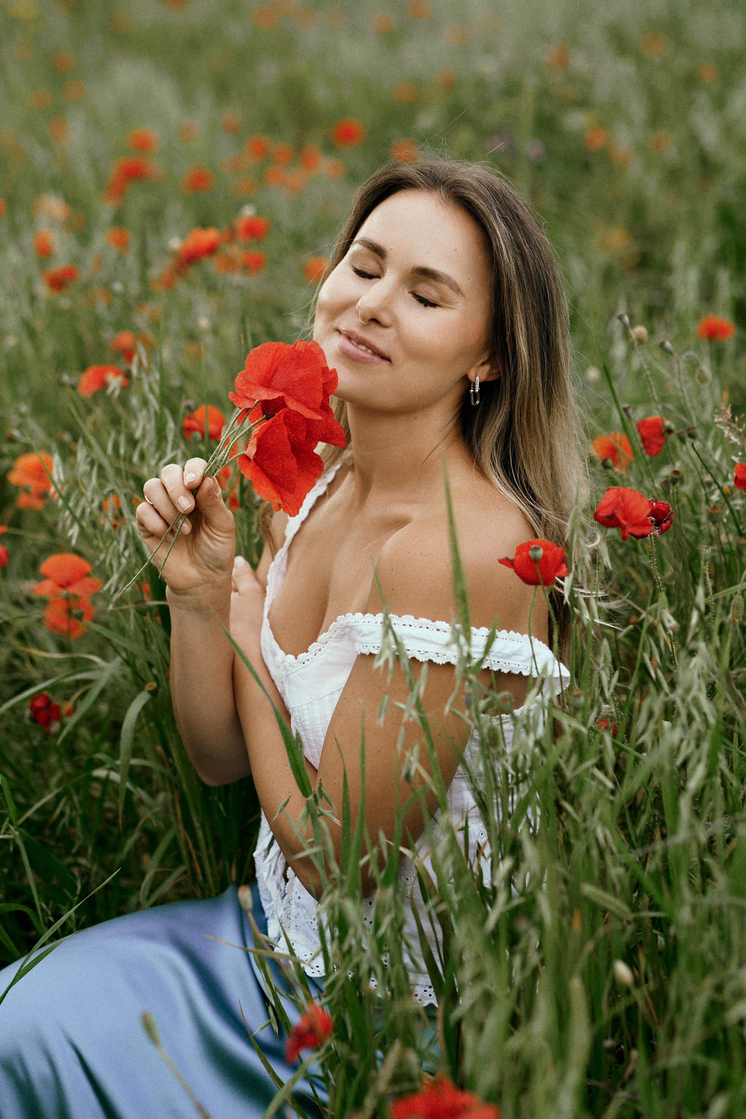 Маки. Кристина и Полина. Фотограф в Барселоне Жанна Захарченко