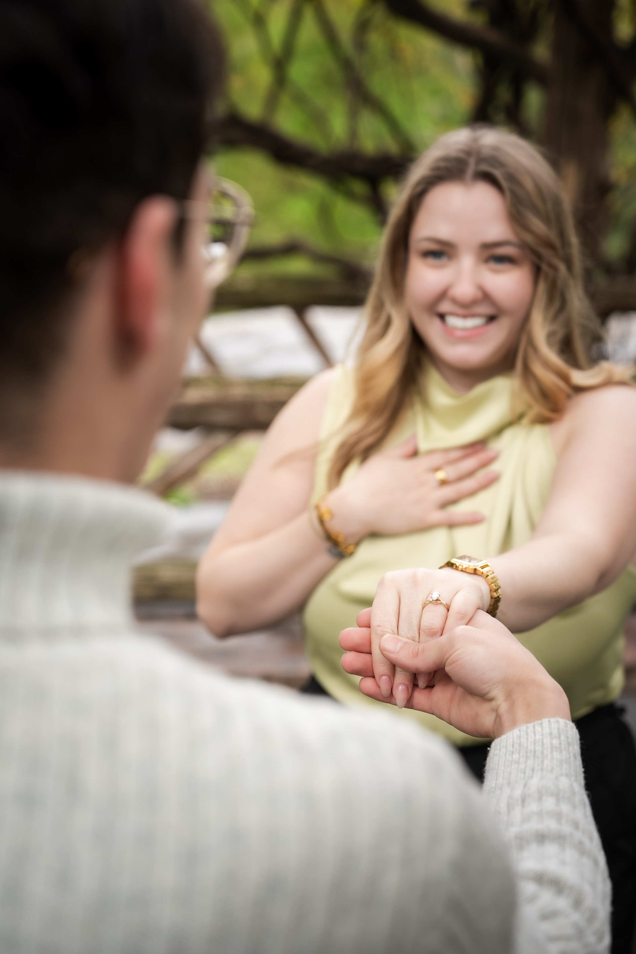 Secret Proposal Photoshoot | NYC Couple Portraits. Secret Proposals • Micro Weddings • Elopements • Parties in NYC, NJ, CT