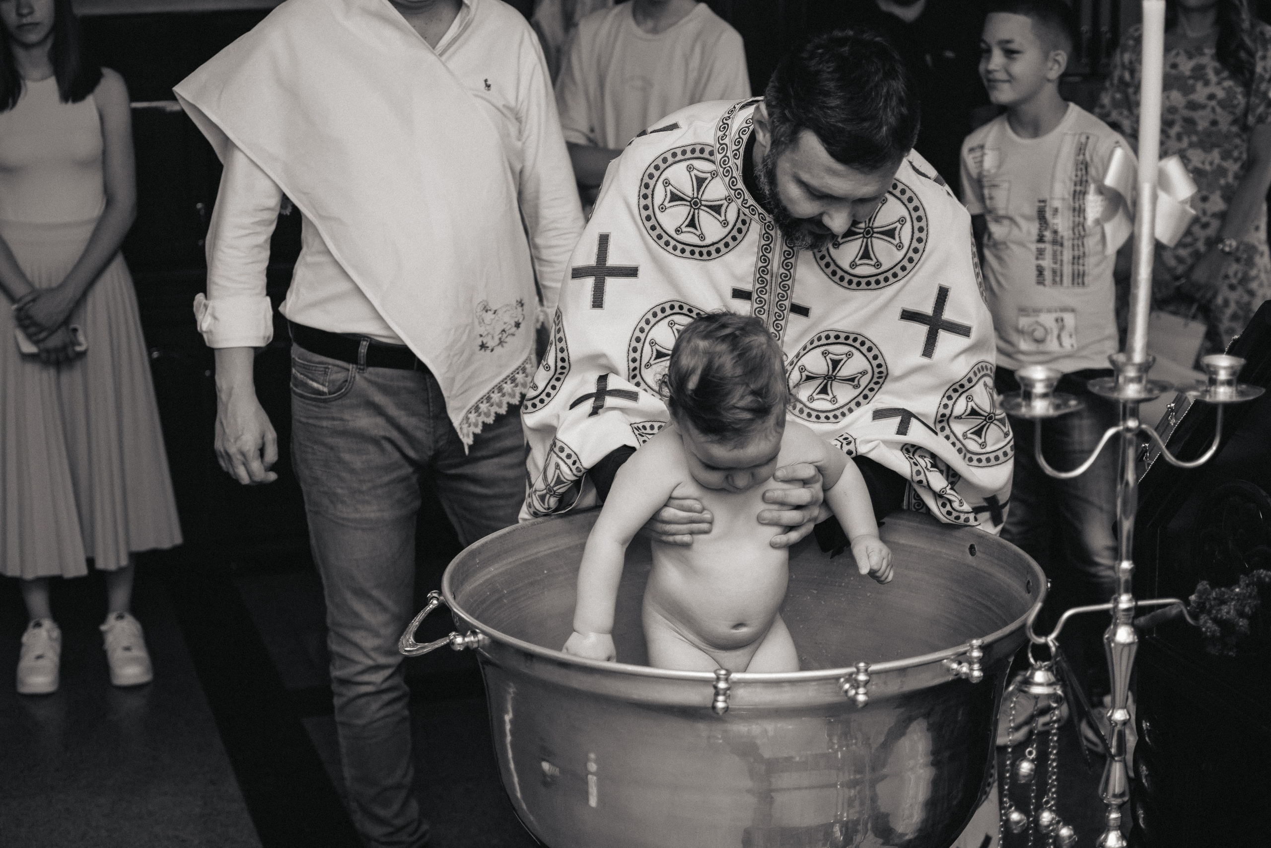 Lazar, krštenje i rođendan. BambinaaPhotography