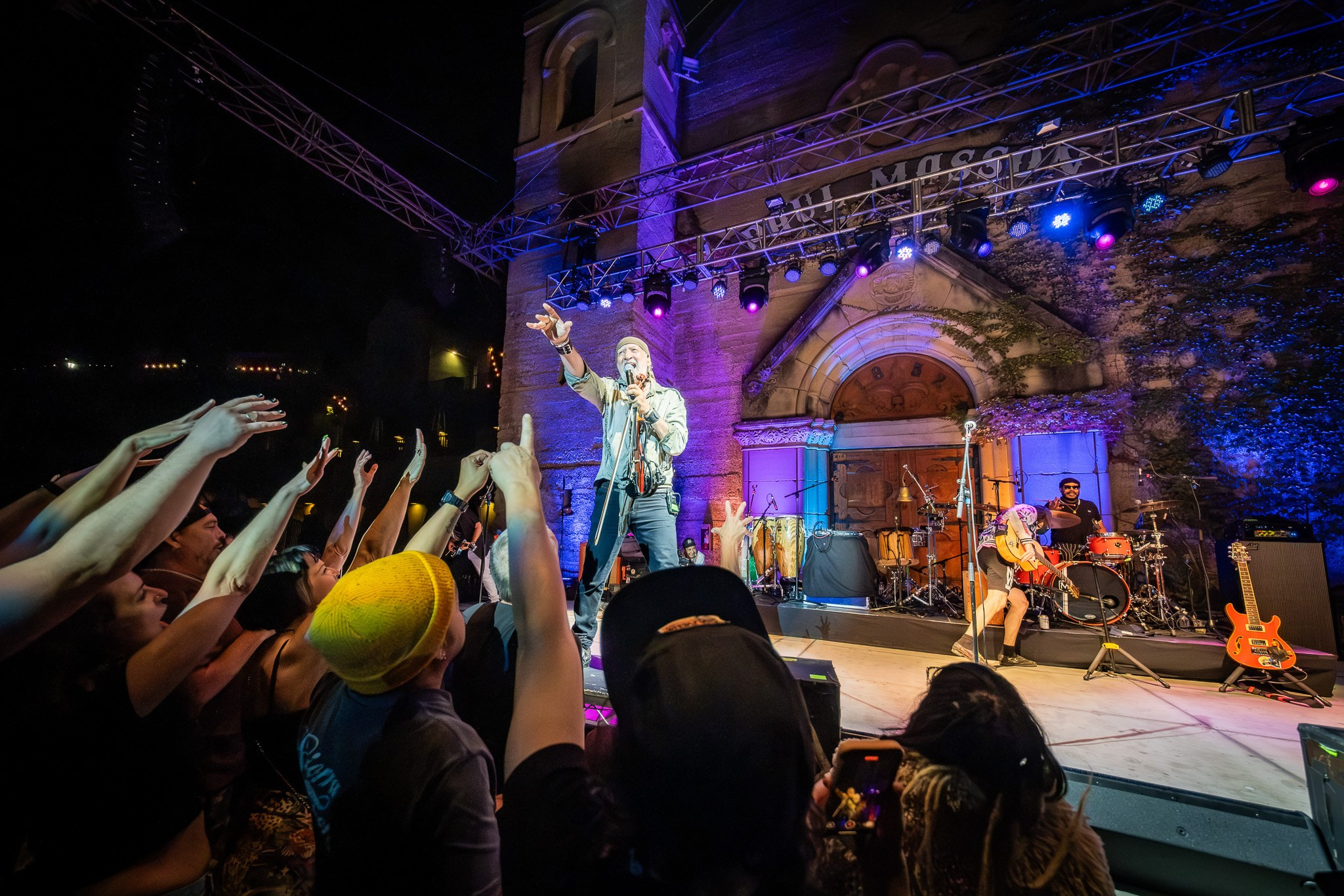 GOGOL BORDELLO / SARATOGA / CA. Reportage concert portrait photography in the San Francisco Bay Area