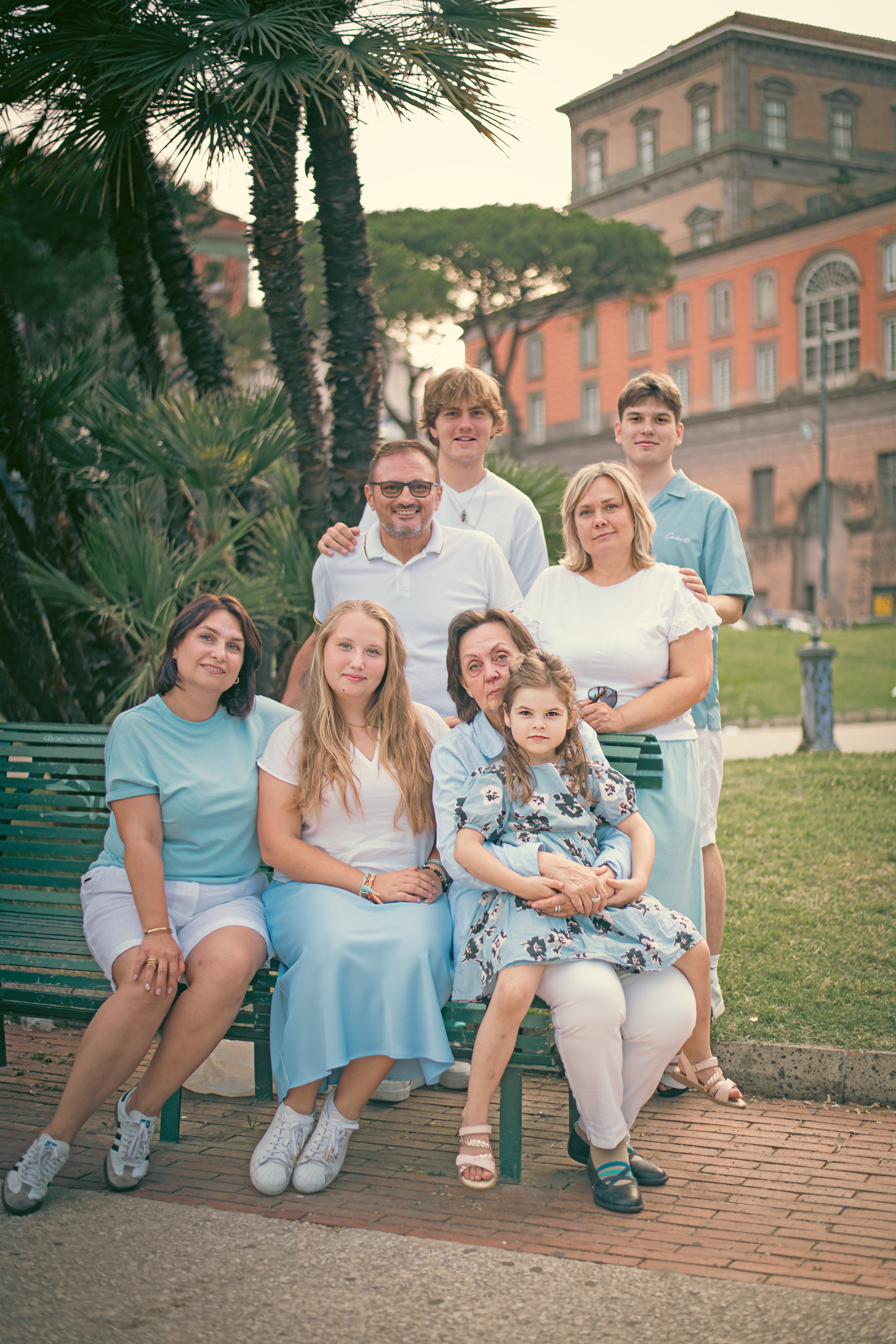 Семейная фотосессия для Катерины. Фотограф в Неаполе