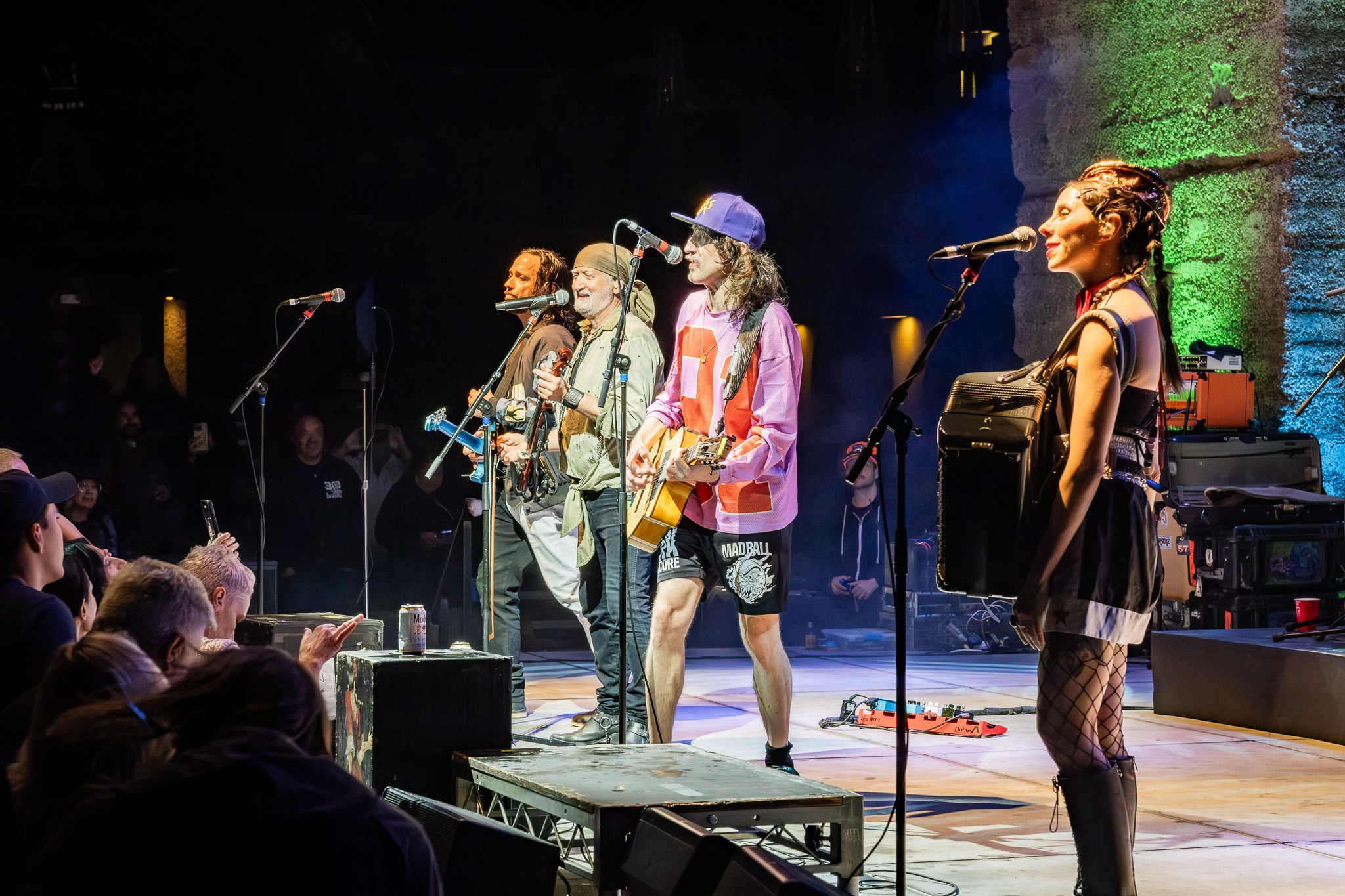 GOGOL BORDELLO / SARATOGA / CA. Reportage concert portrait photography in the San Francisco Bay Area