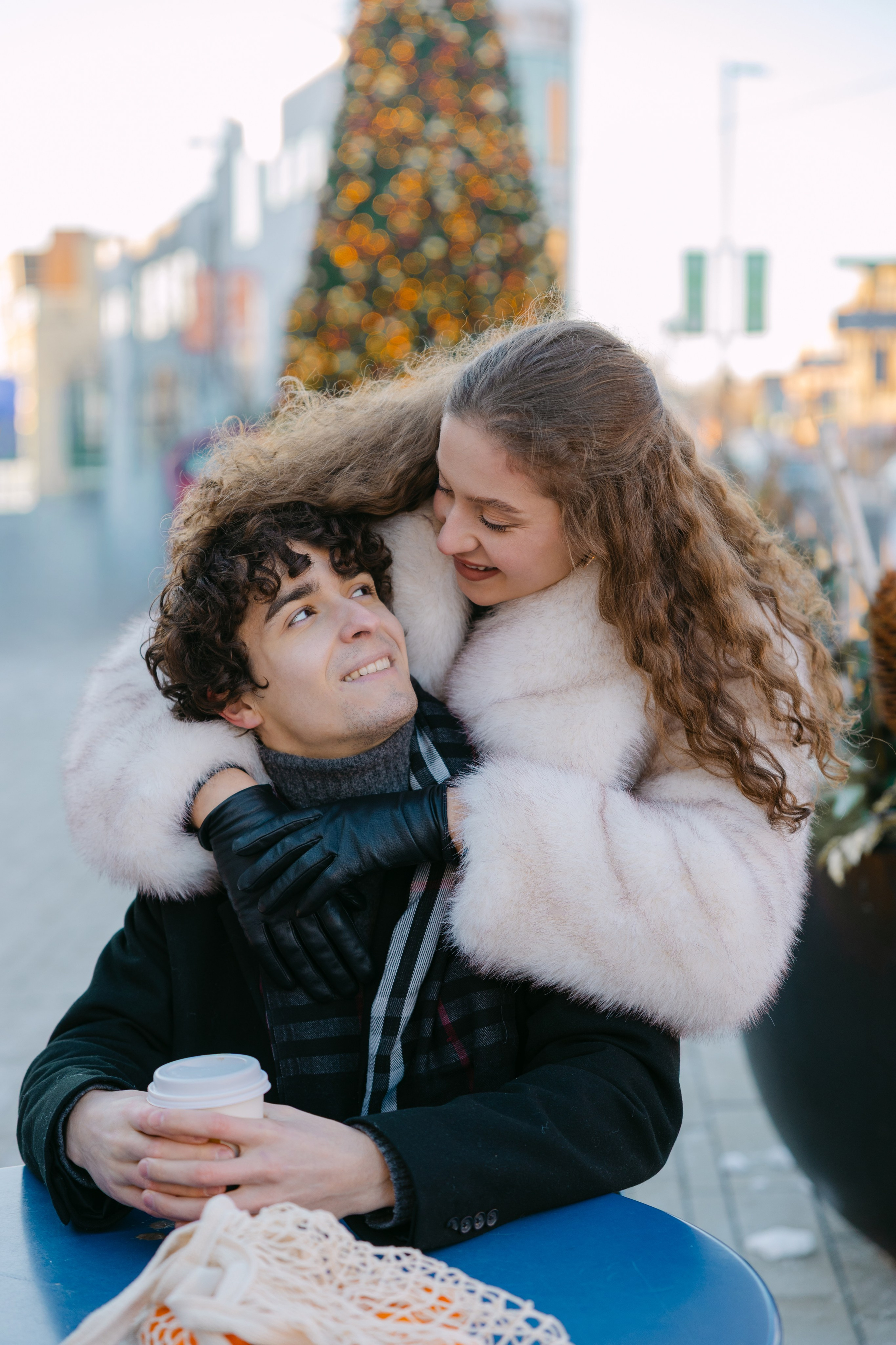 Christmas magic together. Home