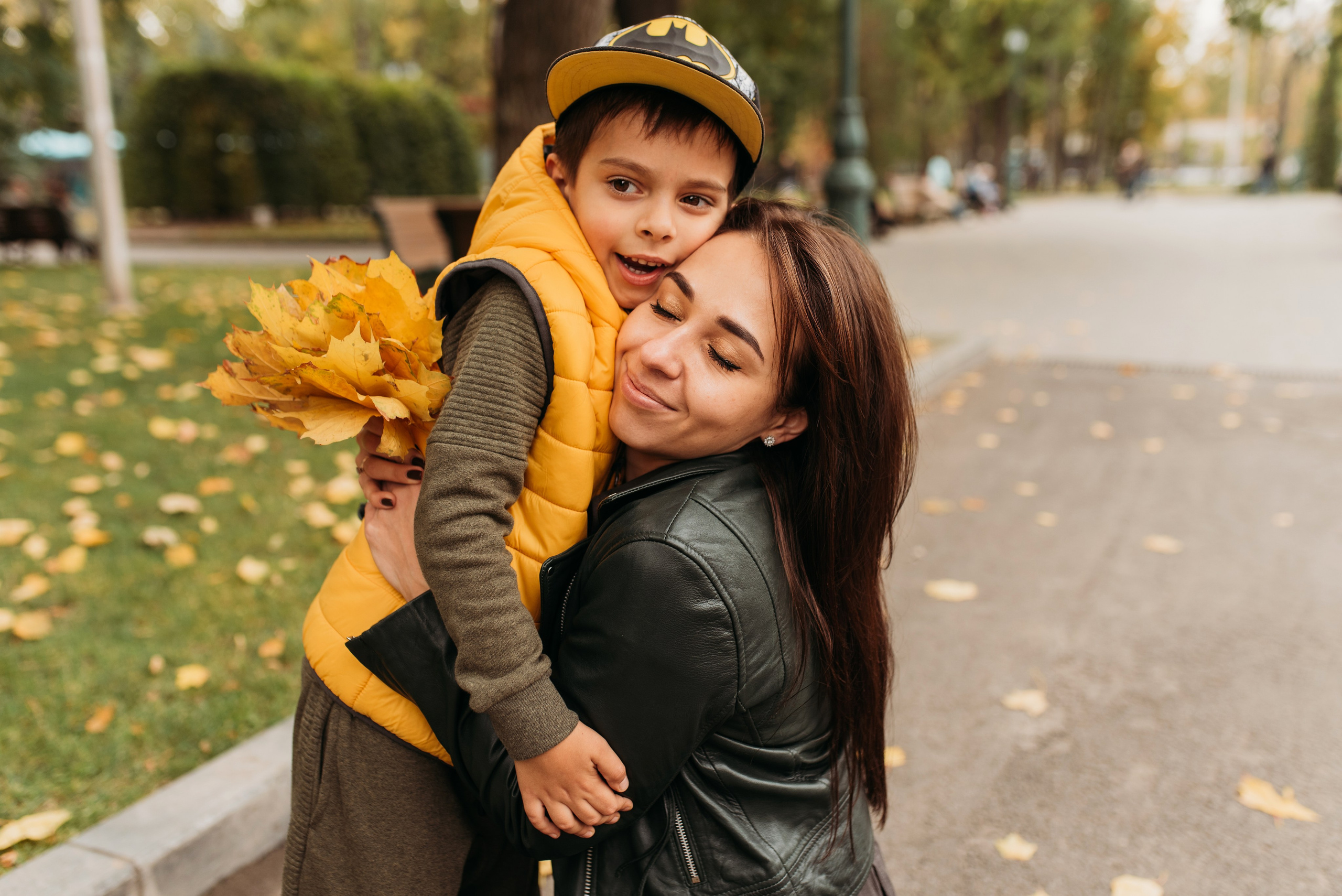 Herbst im Central Park. Familien- und Hochzeitsfotografin. Ich arbeite in Koblenz und Rheinlan